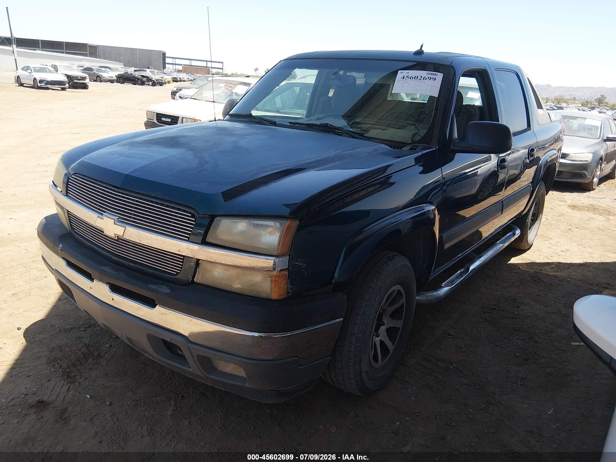 2005 Chevrolet Avalanche 1500 Ls Blue vin: 3GNEC12Z15G126375