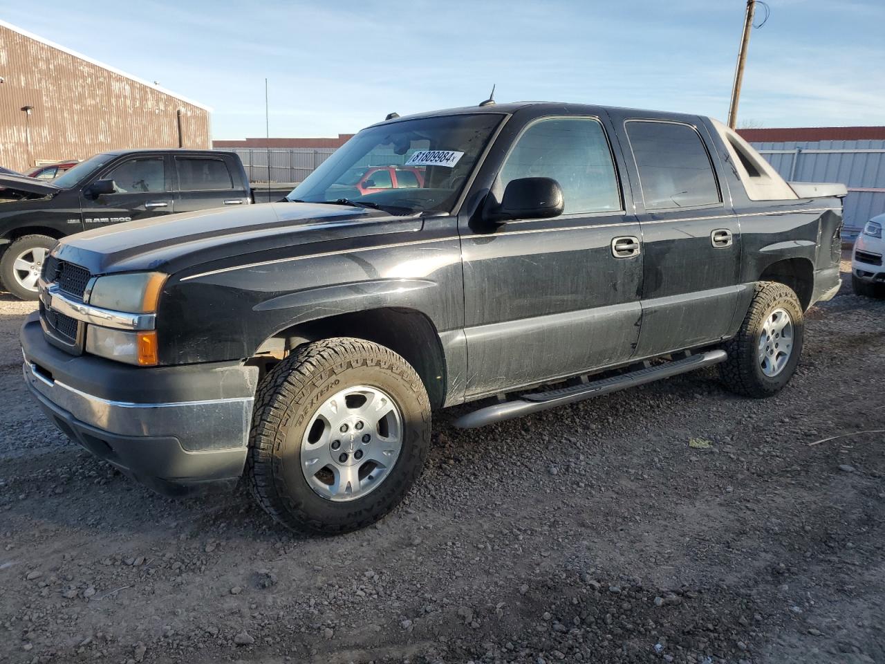 2005 Chevrolet Avalanche C1500 Black vin: 3GNEC12Z15G138669