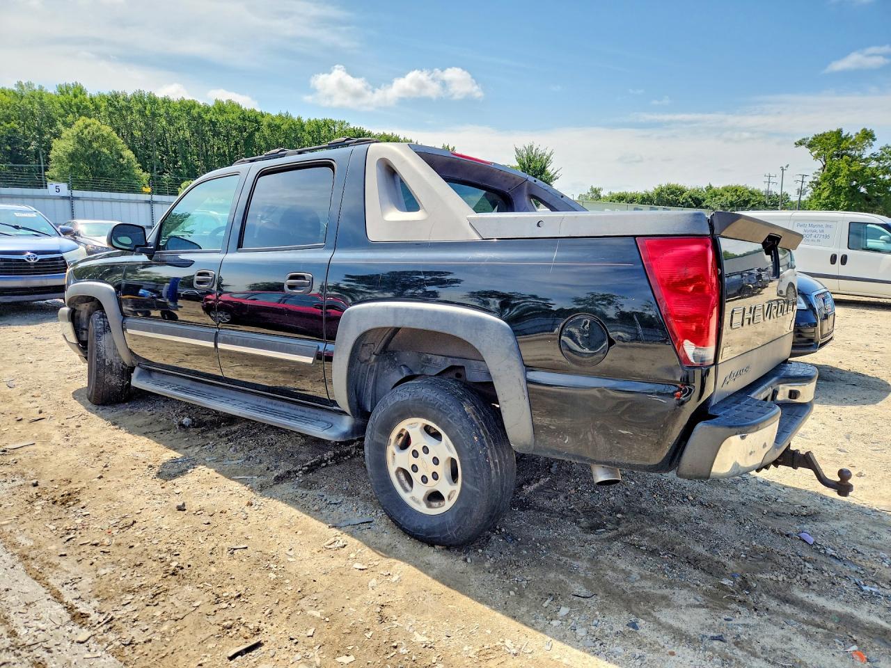 2005 Chevrolet Avalanche C1500 Black vin: 3GNEC12Z15G145251