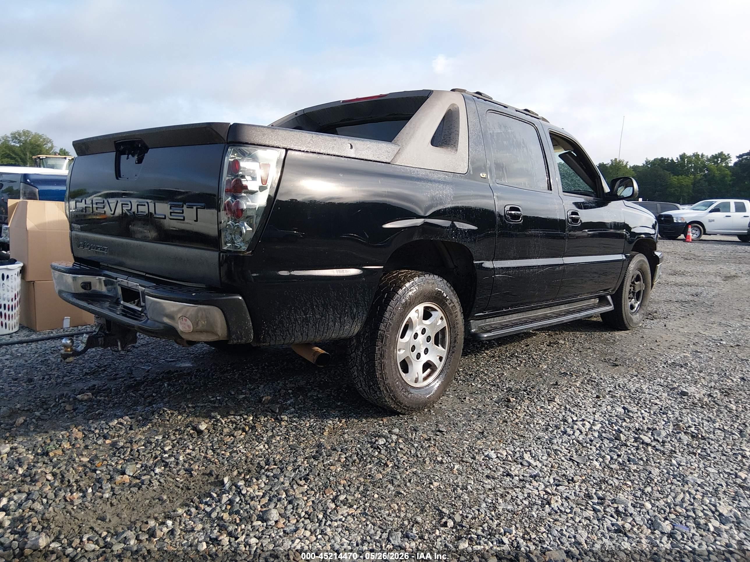 2005 Chevrolet Avalanche 1500 Z66 Black vin: 3GNEC12Z15G204184
