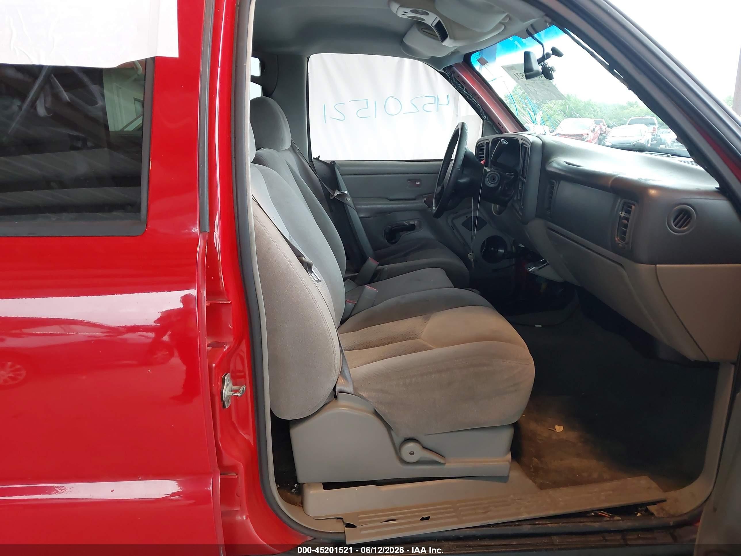 2005 Chevrolet Avalanche 1500 Ls Red vin: 3GNEC12Z15G222622