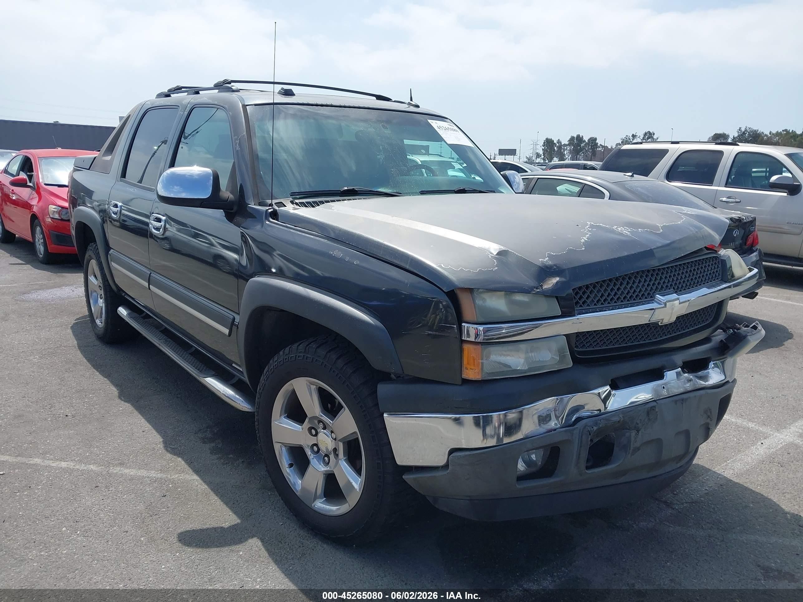 2005 Chevrolet Avalanche 1500 Z66 Gray vin: 3GNEC12Z15G287969