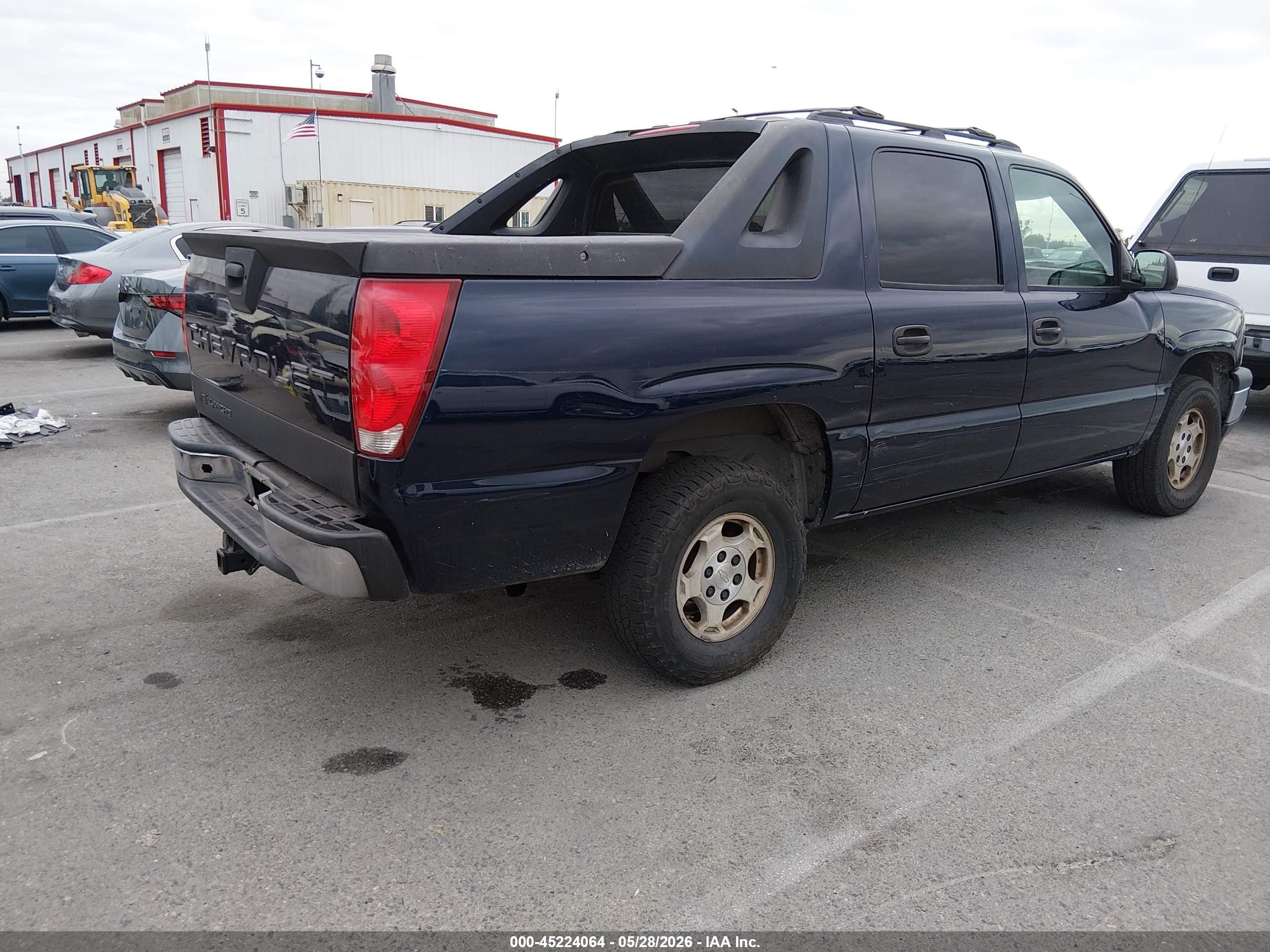 2006 Chevrolet Avalanche 1500 Ls Blue vin: 3GNEC12Z16G107049