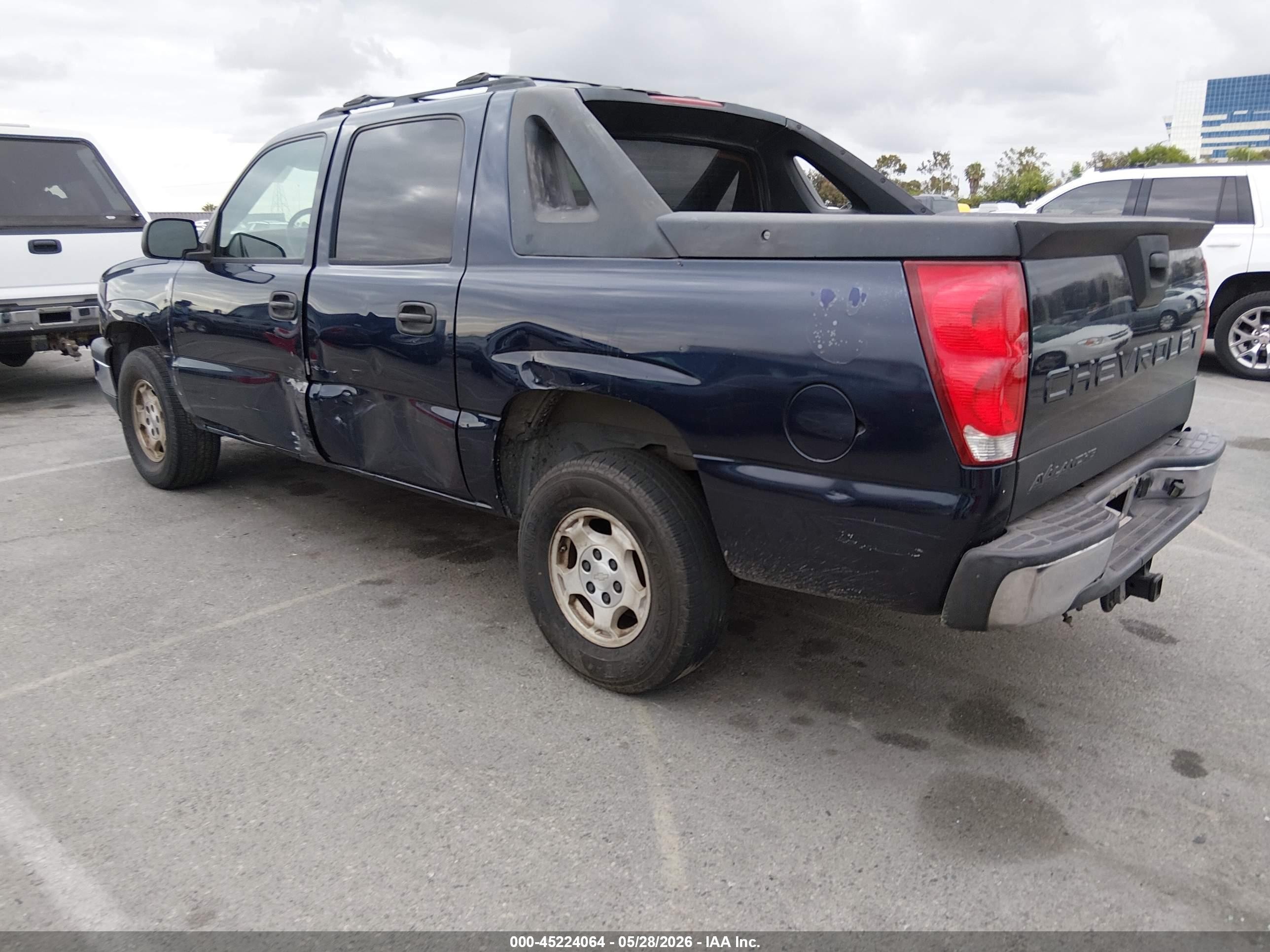 2006 Chevrolet Avalanche 1500 Ls Blue vin: 3GNEC12Z16G107049