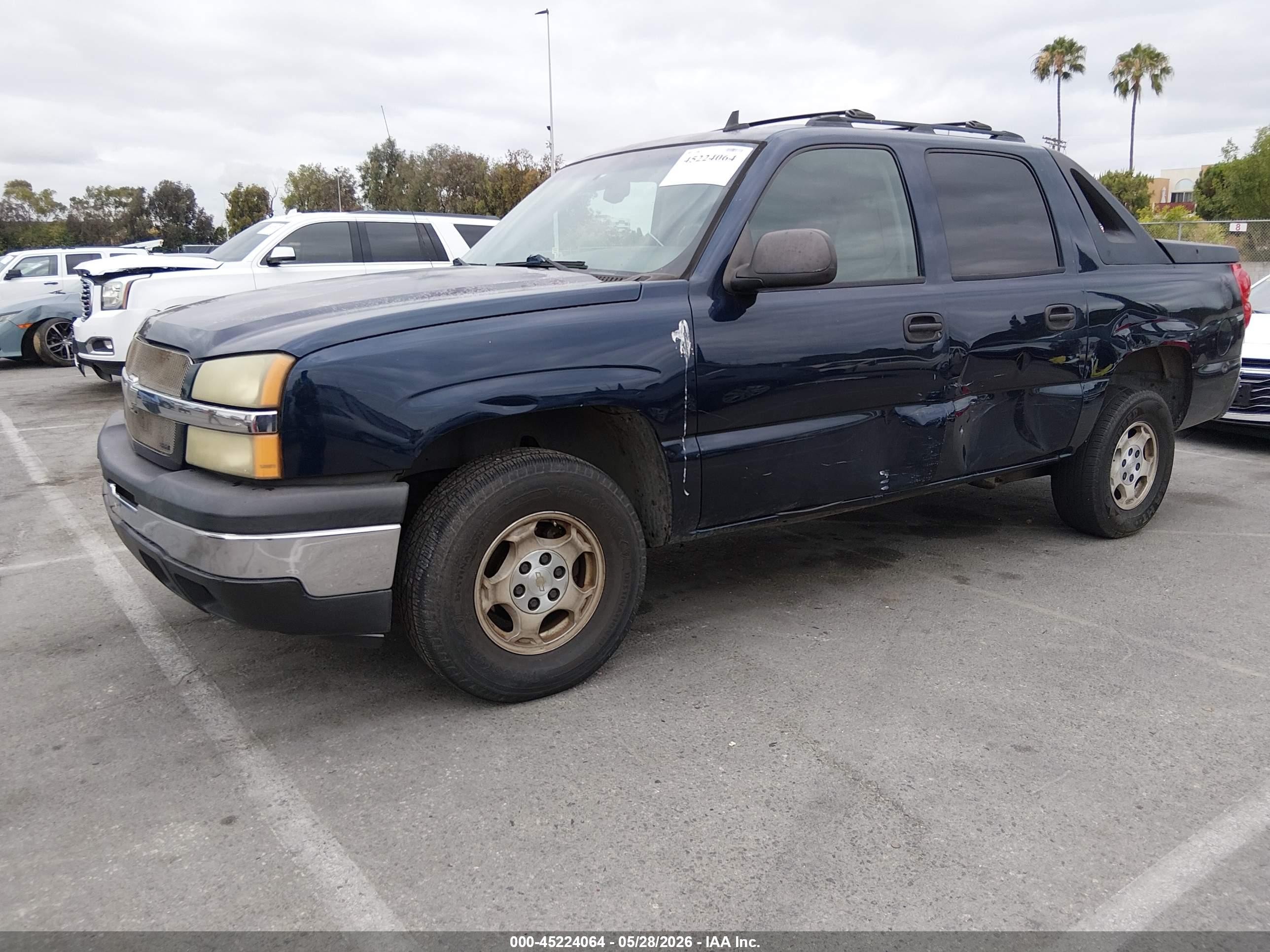 2006 Chevrolet Avalanche 1500 Ls Blue vin: 3GNEC12Z16G107049