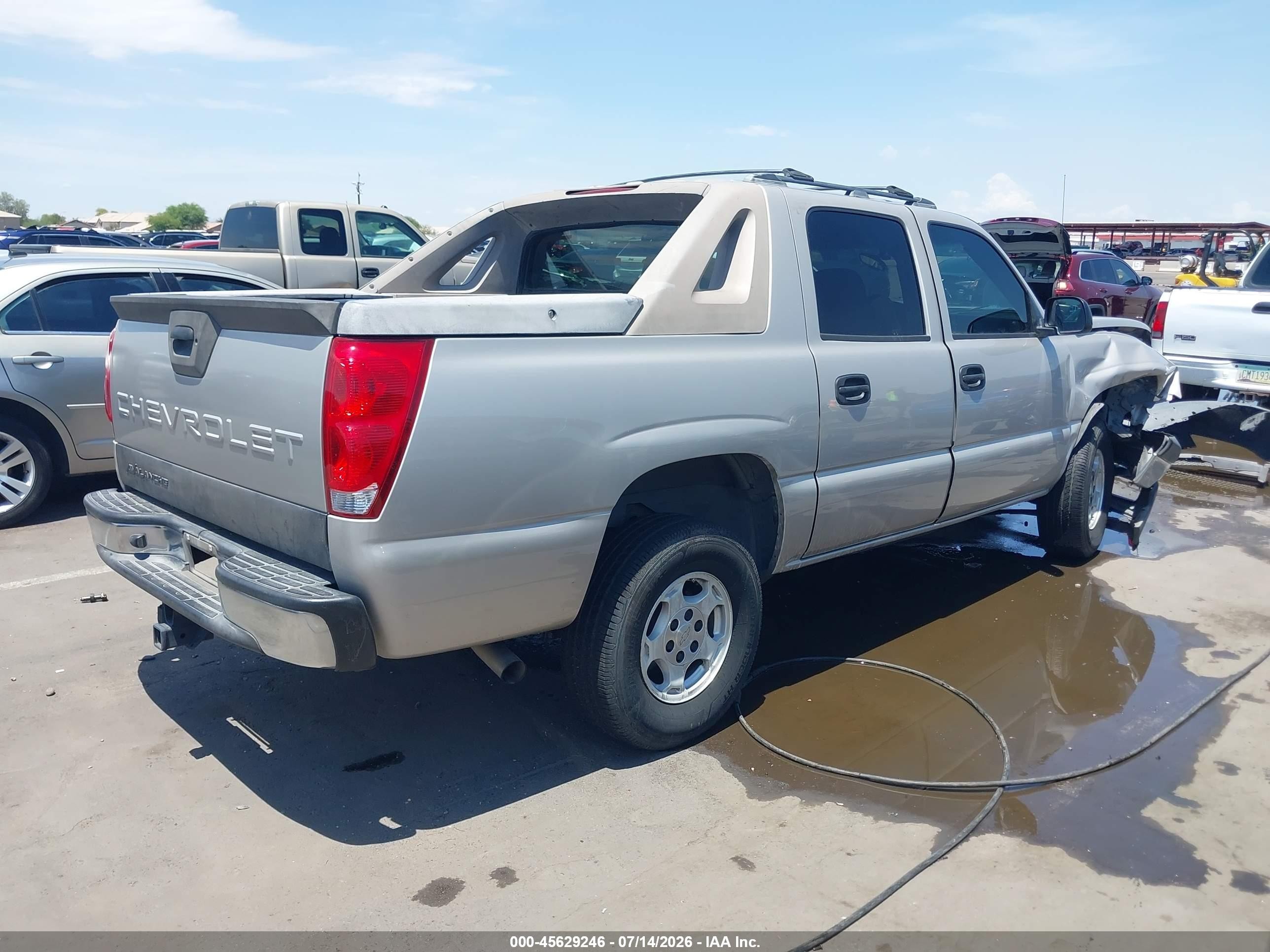 2006 Chevrolet Avalanche 1500 Ls Silver vin: 3GNEC12Z16G127866