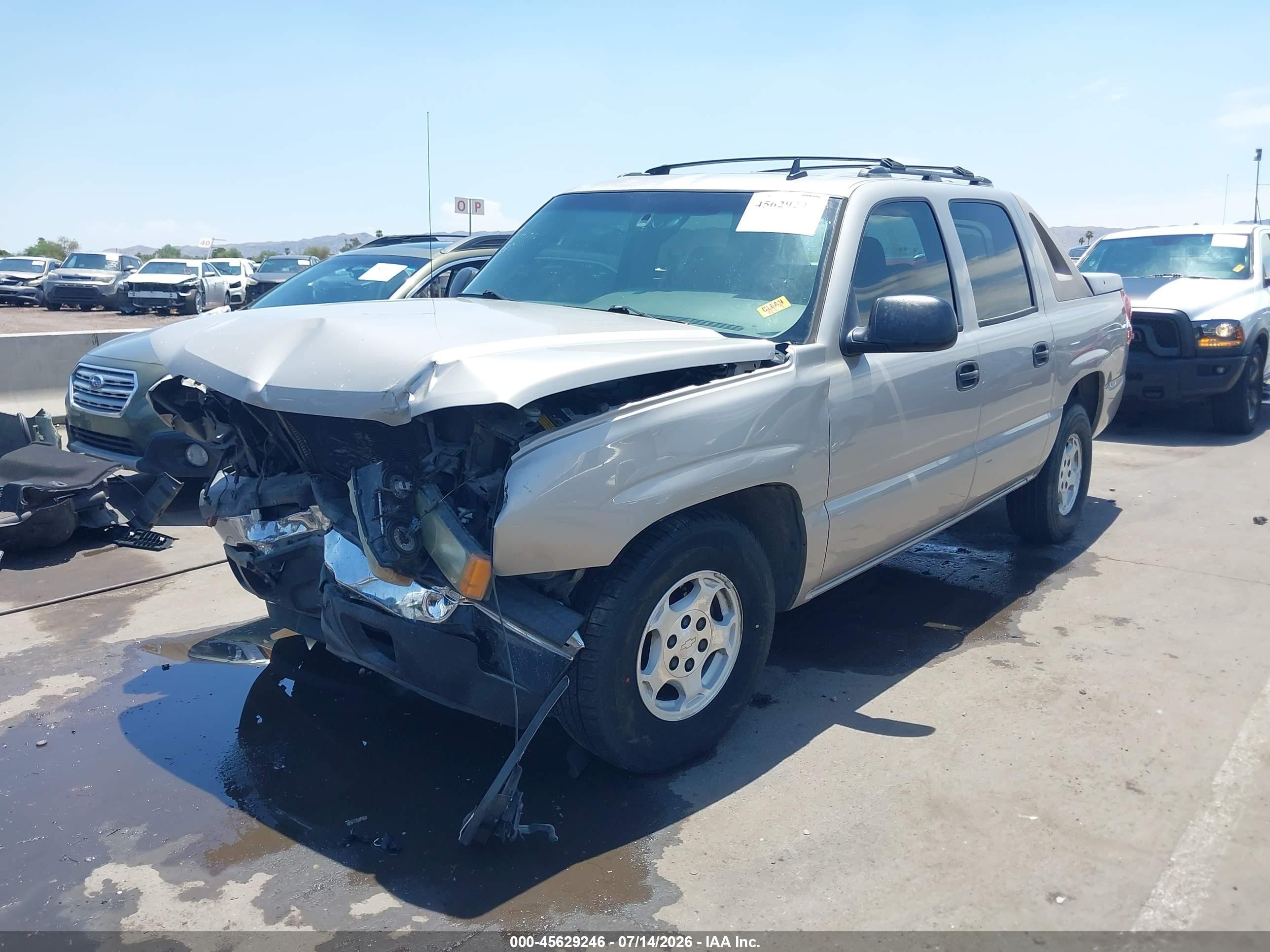 2006 Chevrolet Avalanche 1500 Ls Silver vin: 3GNEC12Z16G127866