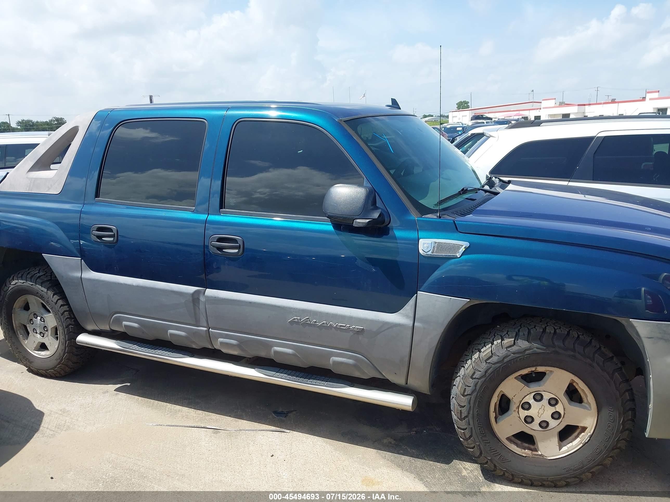 2006 Chevrolet Avalanche 1500 Ls Blue vin: 3GNEC12Z16G131027