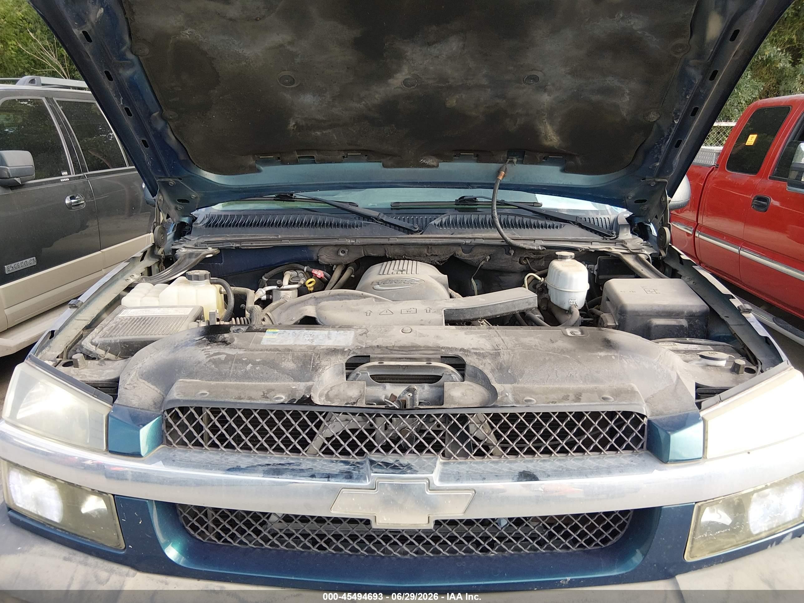 2006 Chevrolet Avalanche 1500 Ls Blue vin: 3GNEC12Z16G131027
