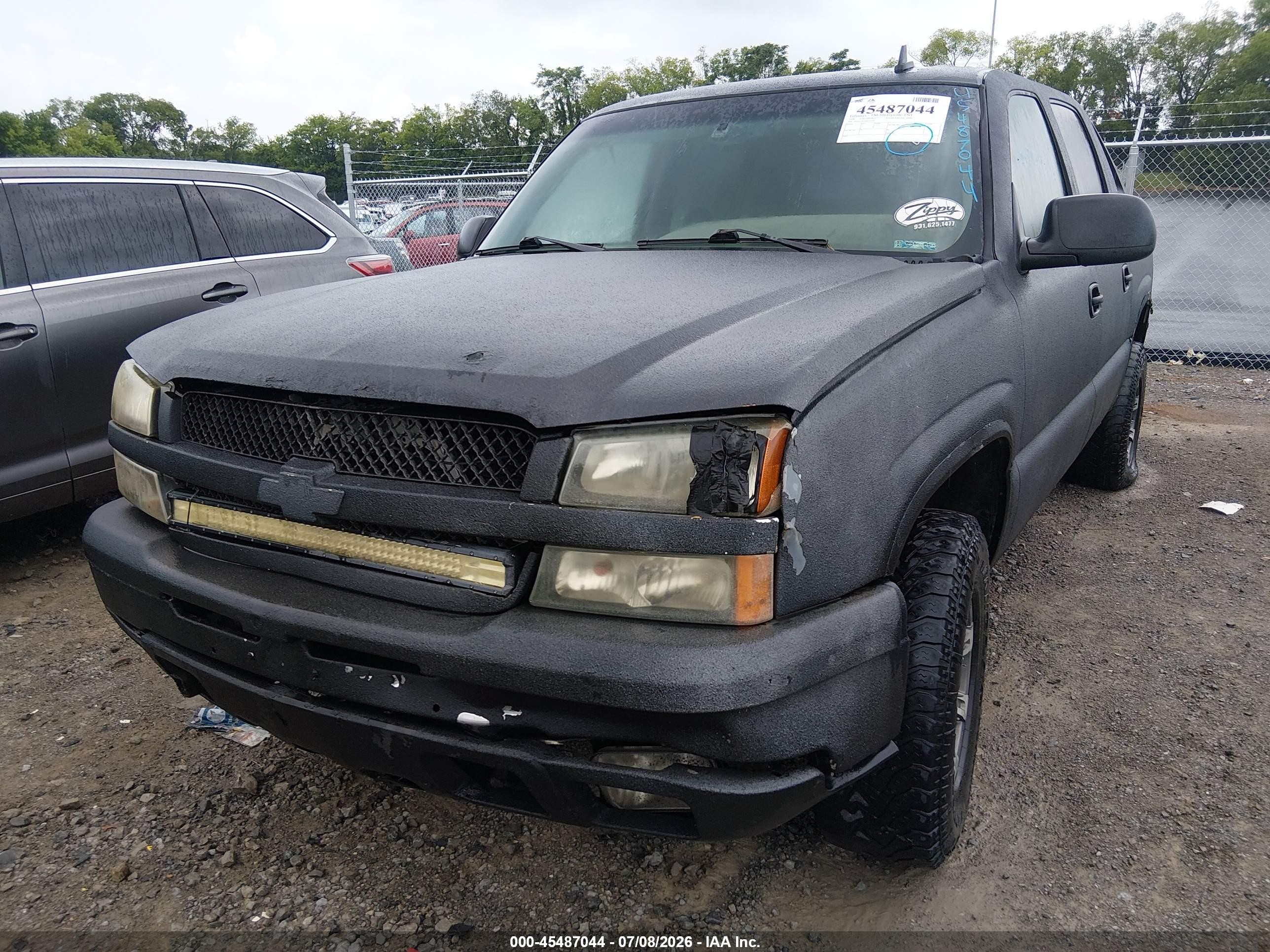 2006 Chevrolet Avalanche 1500 Ls Black vin: 3GNEC12Z16G212531