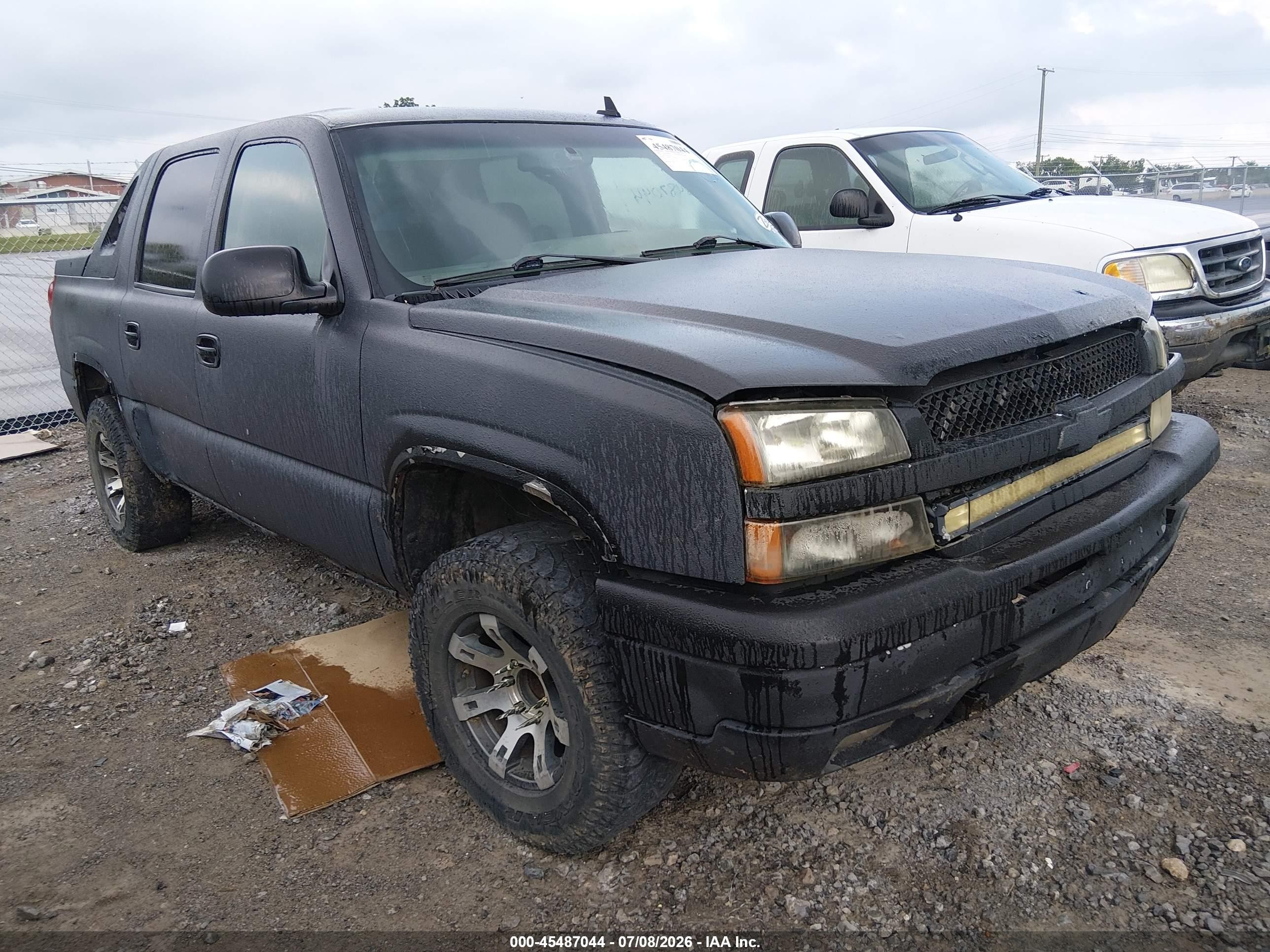 2006 Chevrolet Avalanche 1500 Ls Black vin: 3GNEC12Z16G212531