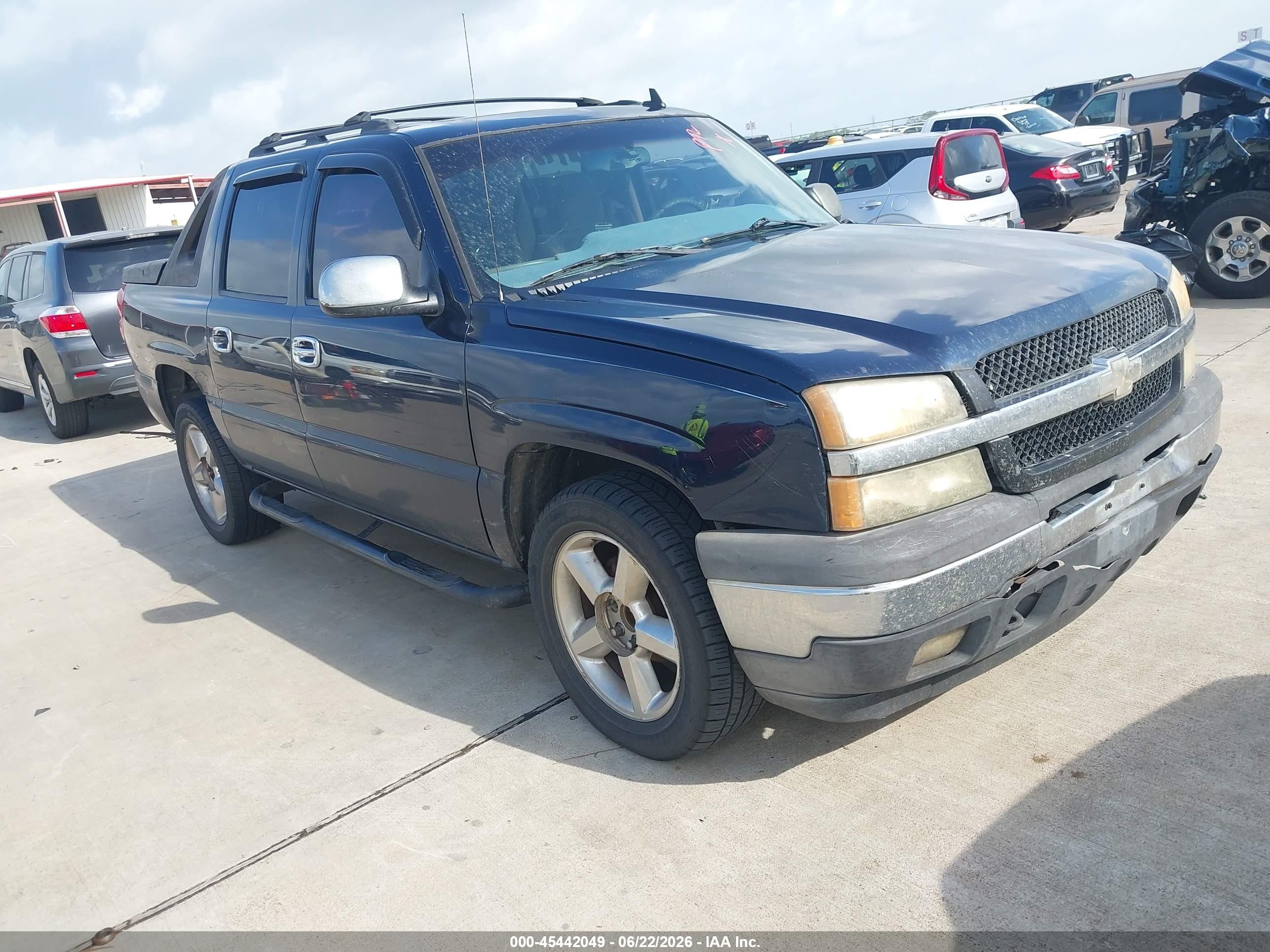 2006 Chevrolet Avalanche 1500 Ls Blue vin: 3GNEC12Z16G238174