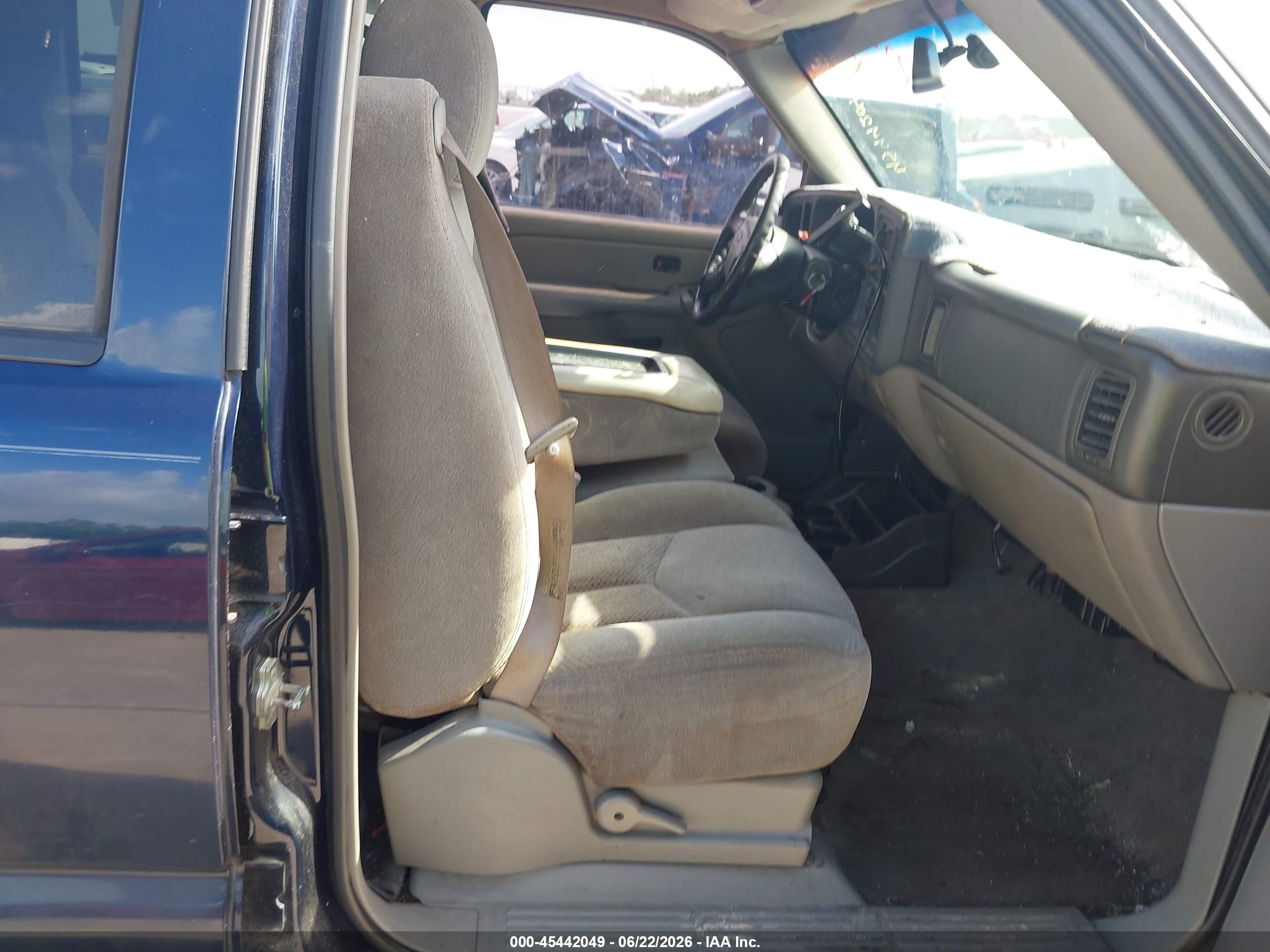 2006 Chevrolet Avalanche 1500 Ls Blue vin: 3GNEC12Z16G238174