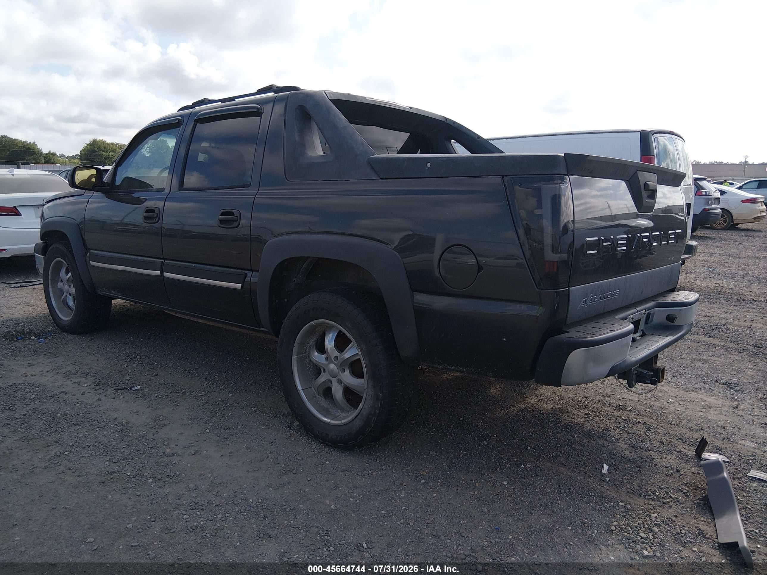 2005 Chevrolet Avalanche 1500 Z66 Gray vin: 3GNEC12Z25G127101
