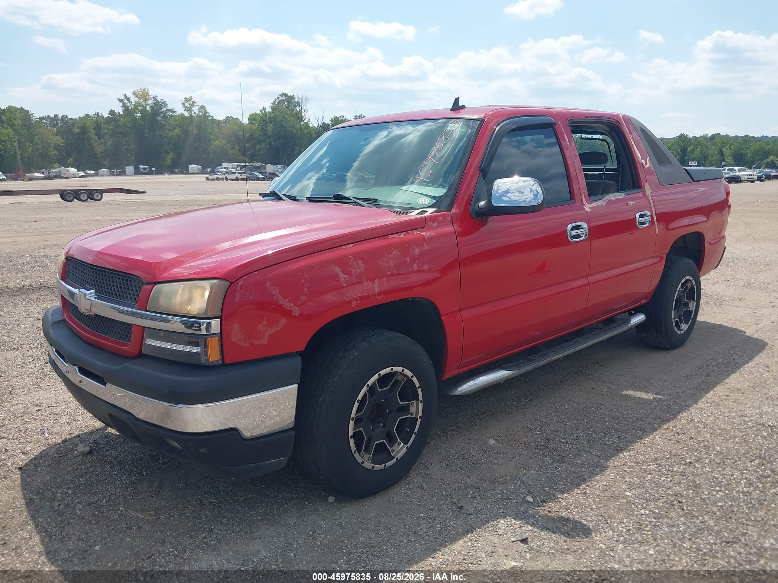 2006 Chevrolet Avalanche 1500 Ls Red vin: 3GNEC12Z26G185792