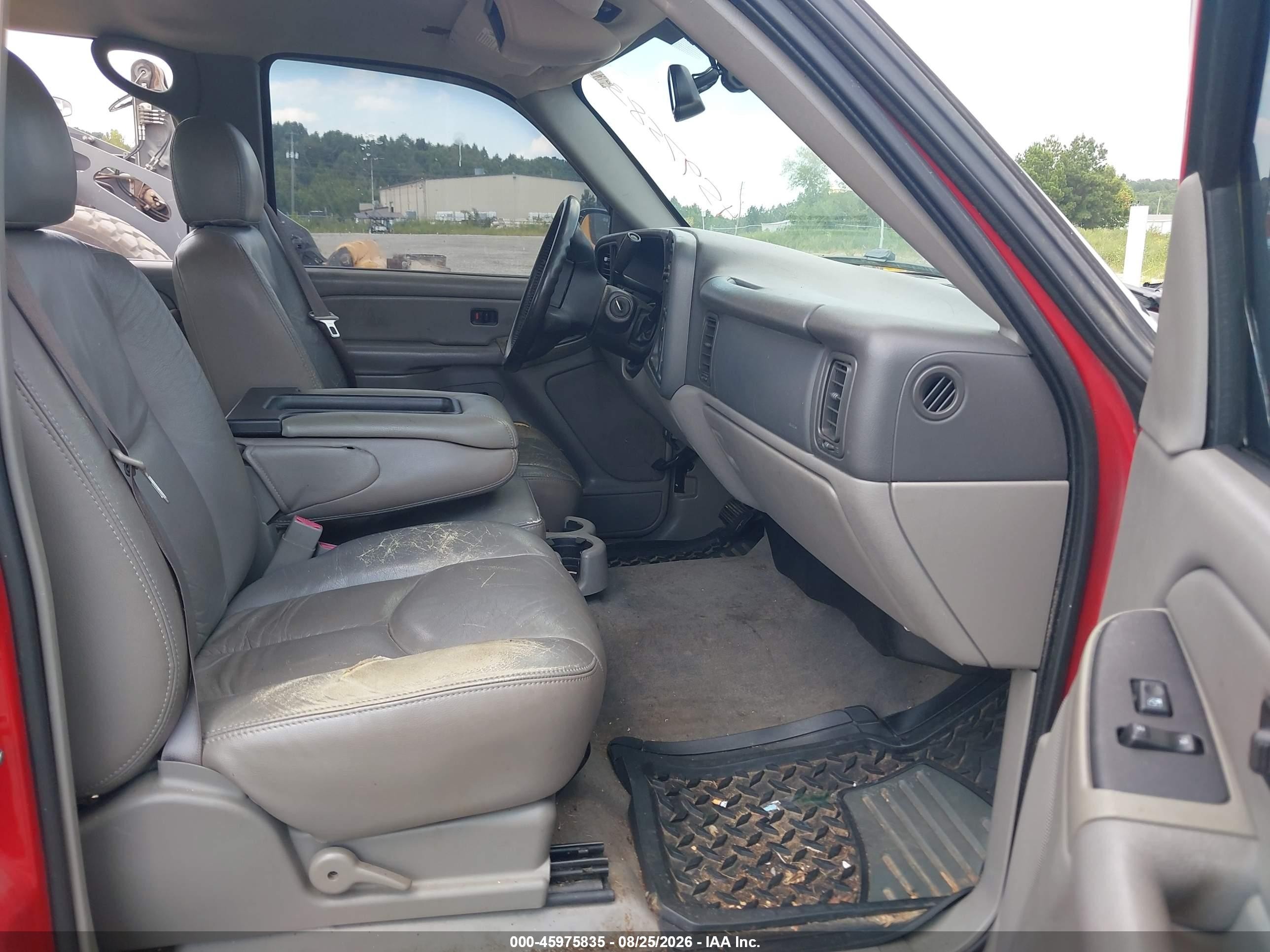 2006 Chevrolet Avalanche 1500 Ls Red vin: 3GNEC12Z26G185792