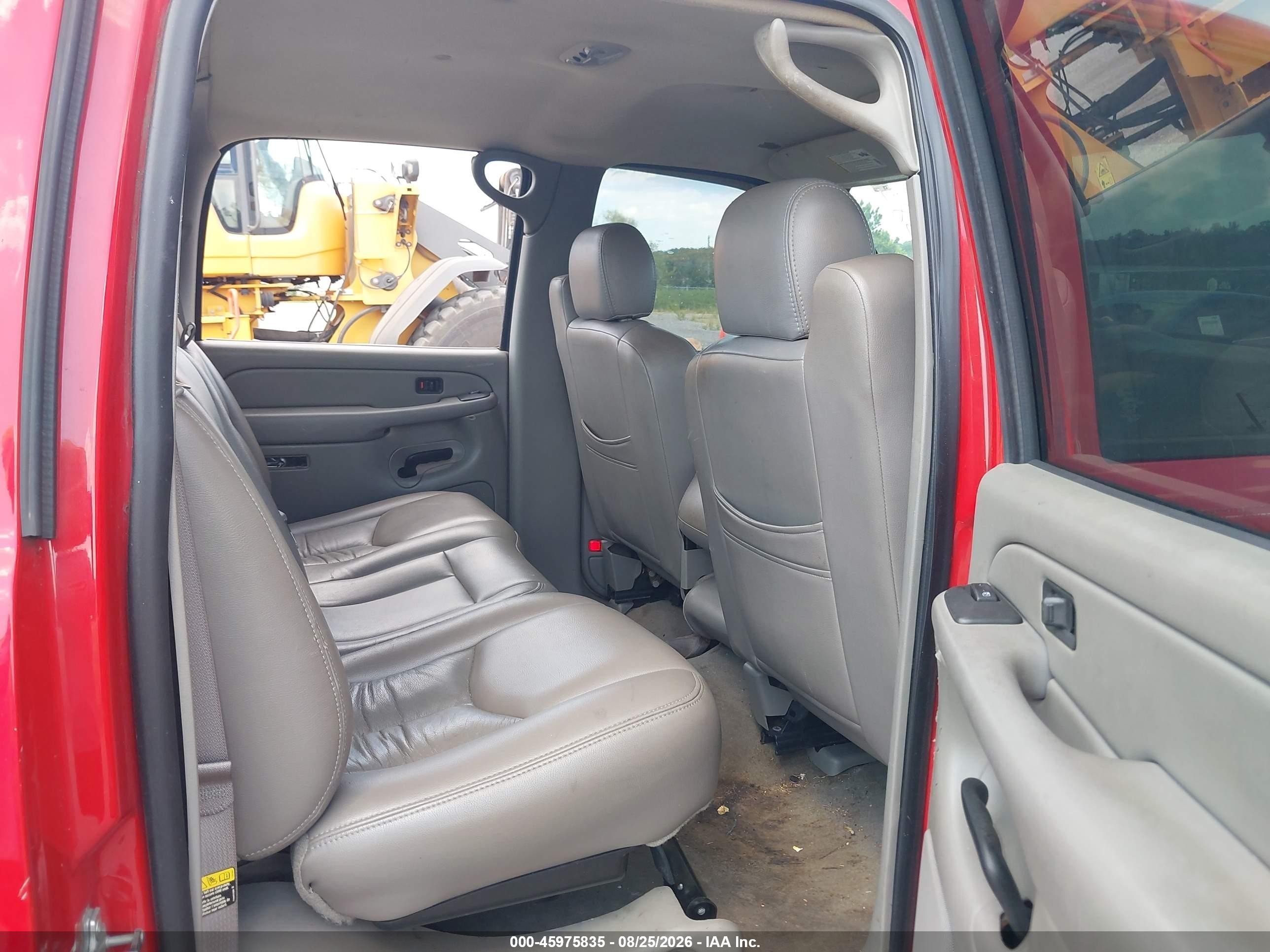 2006 Chevrolet Avalanche 1500 Ls Red vin: 3GNEC12Z26G185792