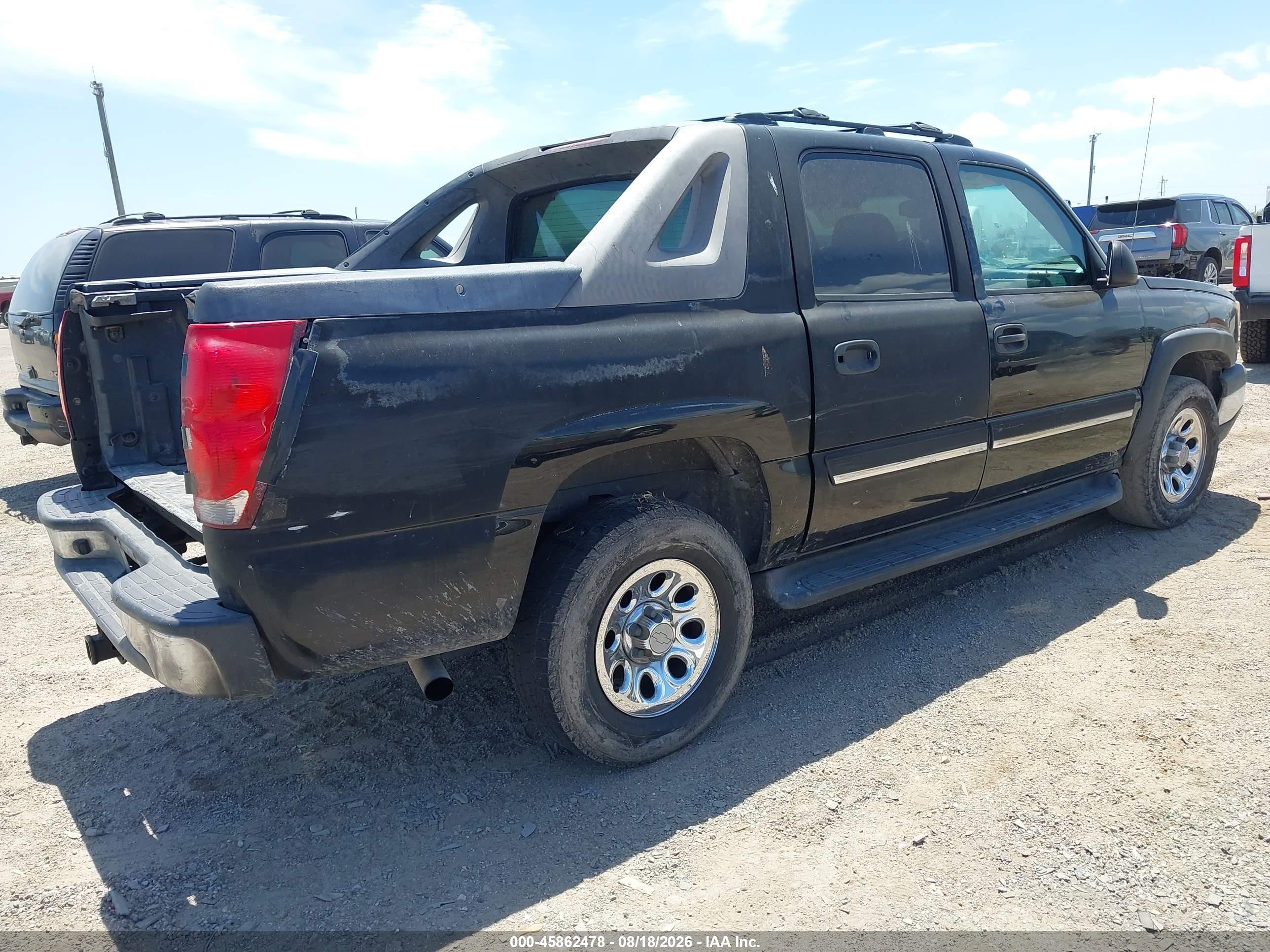 2006 Chevrolet Avalanche 1500 Ls Black vin: 3GNEC12Z26G220881