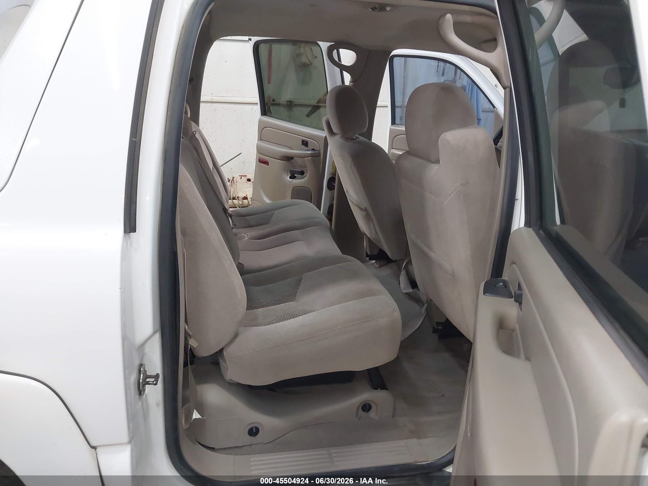 2005 Chevrolet Avalanche 1500 Ls White vin: 3GNEC12Z35G260966