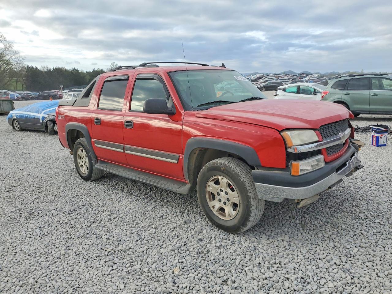 2006 Chevrolet Avalanche C1500 Red vin: 3GNEC12Z36G123740