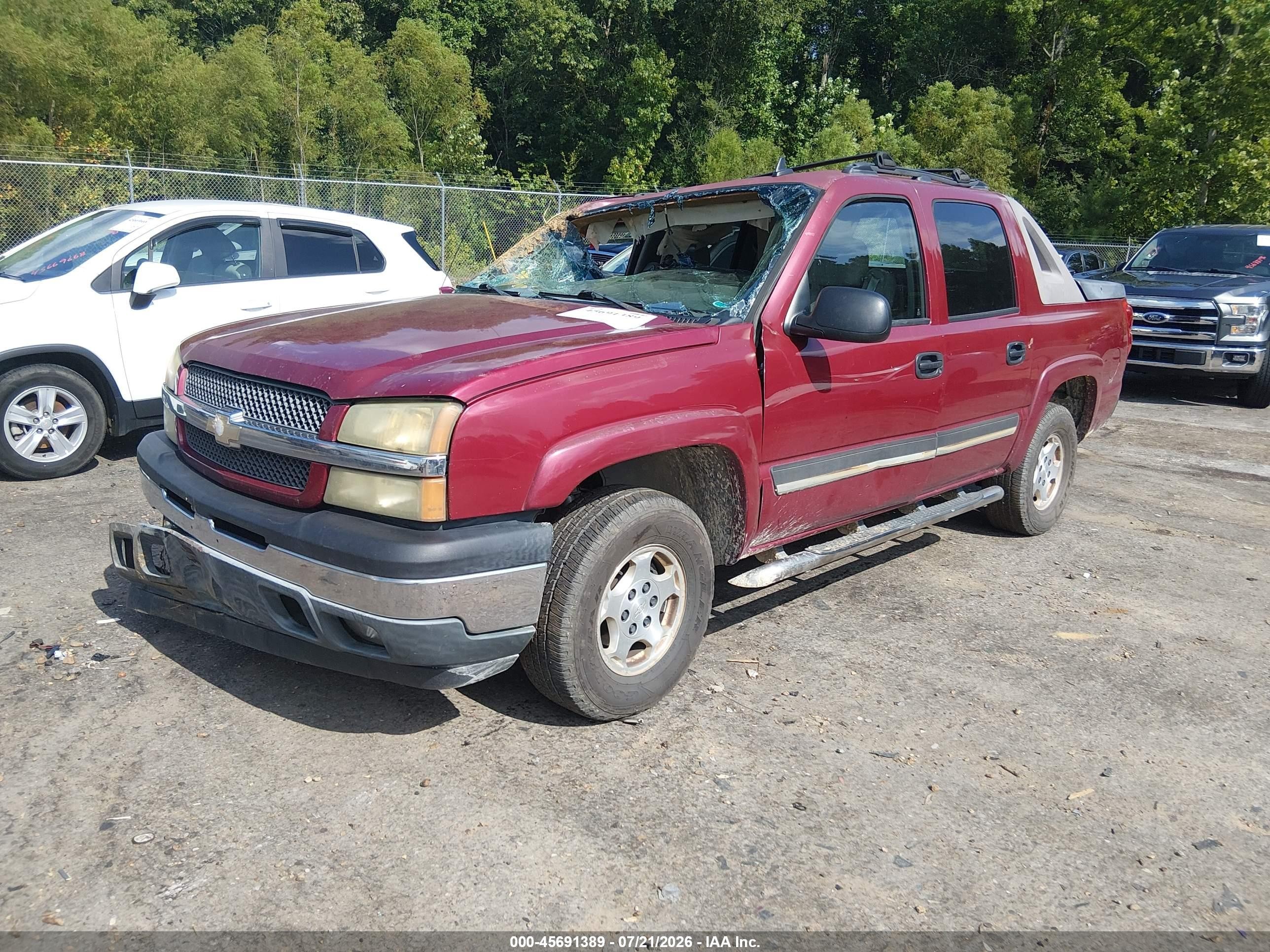 2006 Chevrolet Avalanche 1500 Ls Red vin: 3GNEC12Z36G153546