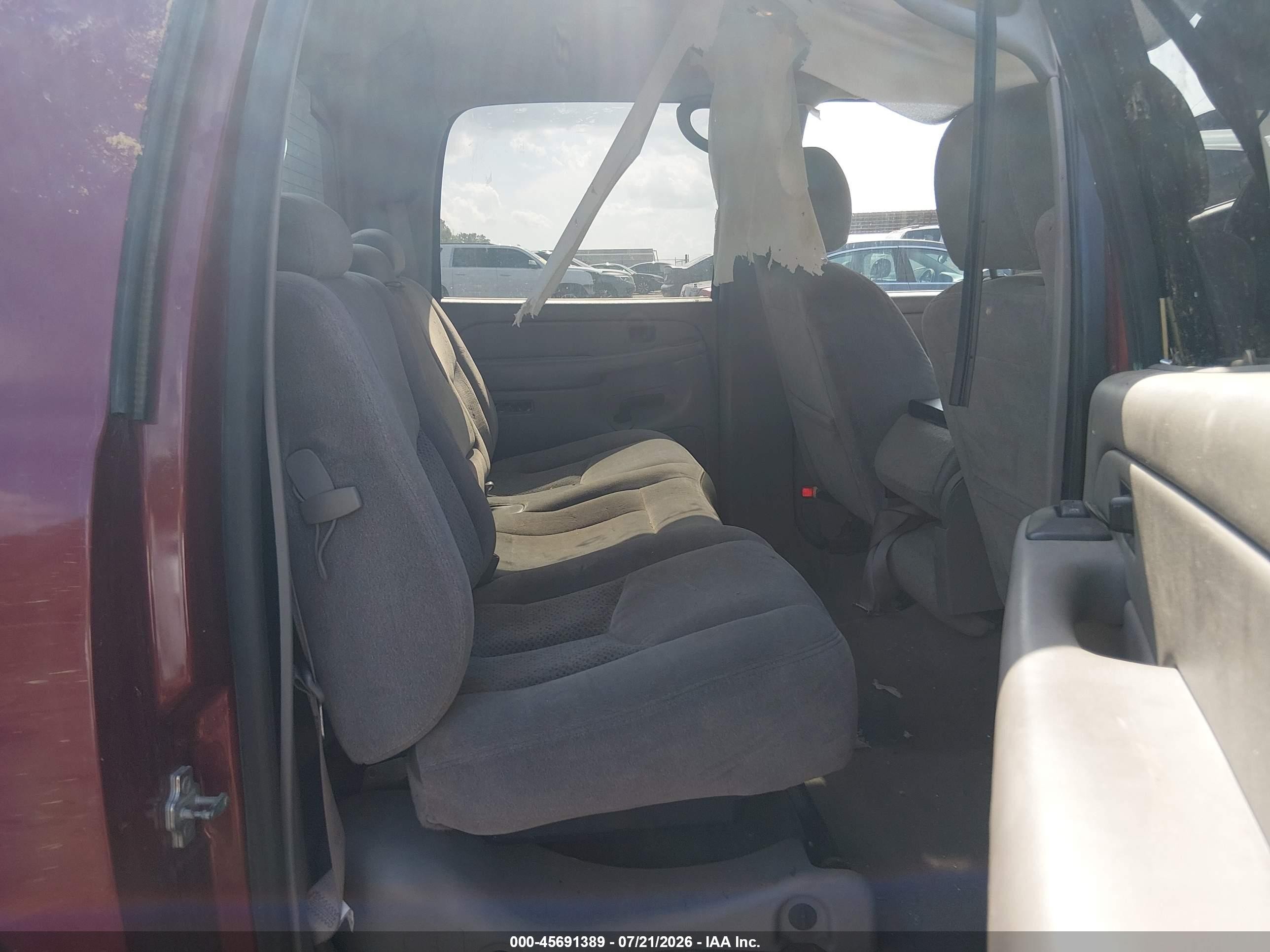 2006 Chevrolet Avalanche 1500 Ls Red vin: 3GNEC12Z36G153546