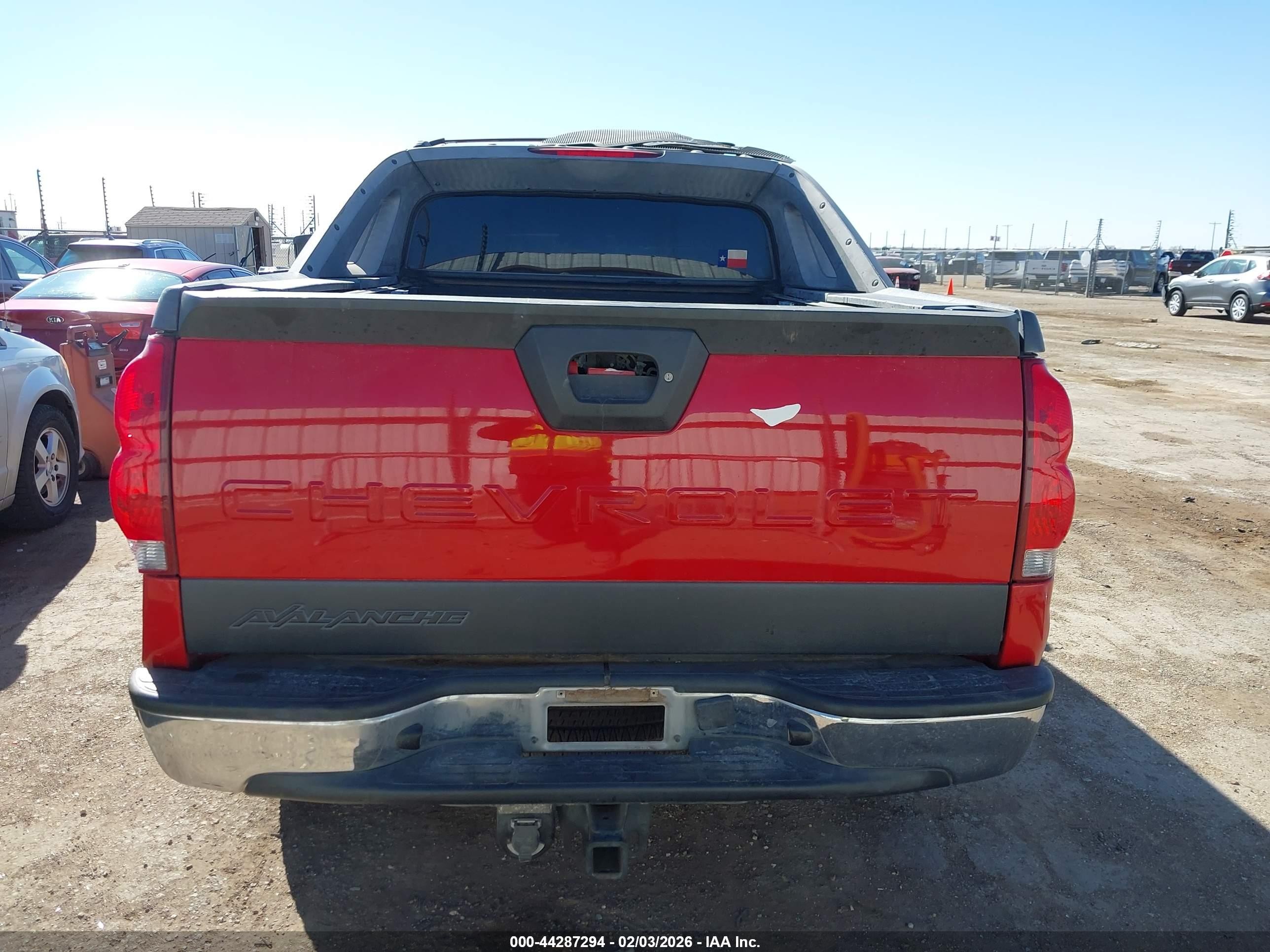 2005 Chevrolet Avalanche 1500 Z66 Красный vin: 3GNEC12Z45G226924