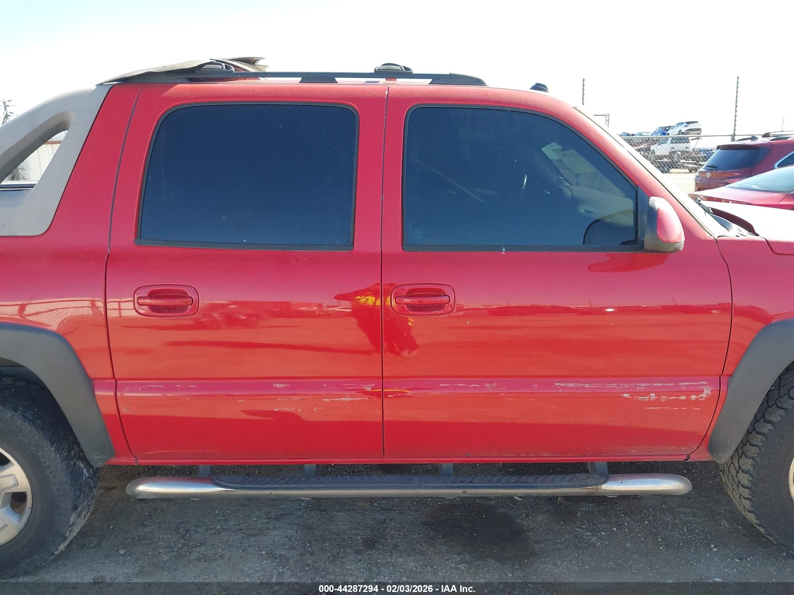 2005 Chevrolet Avalanche 1500 Z66 Красный vin: 3GNEC12Z45G226924