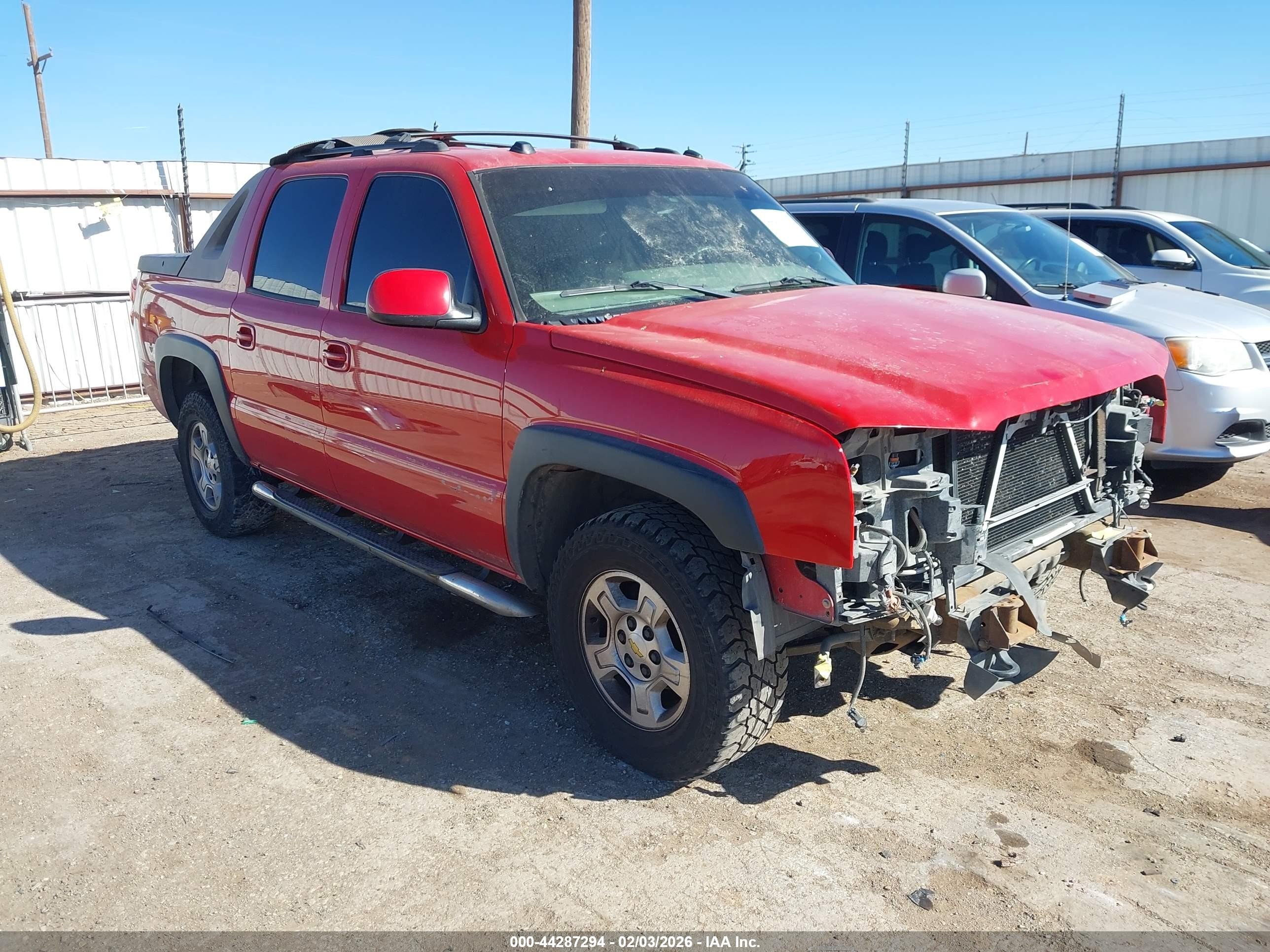 2005 Chevrolet Avalanche 1500 Z66 Красный vin: 3GNEC12Z45G226924