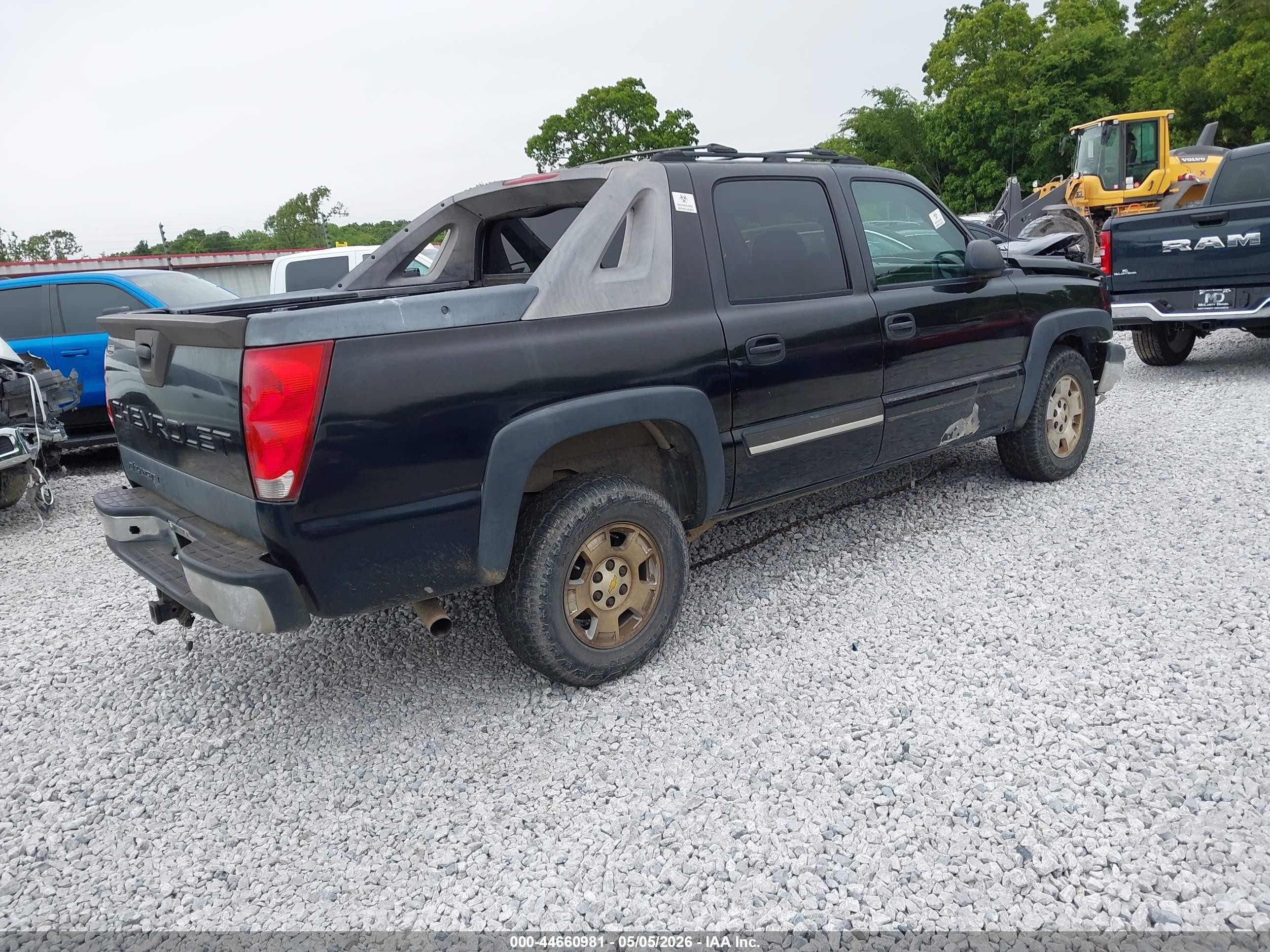 2005 Chevrolet Avalanche 1500 Z66 Black vin: 3GNEC12Z55G204723