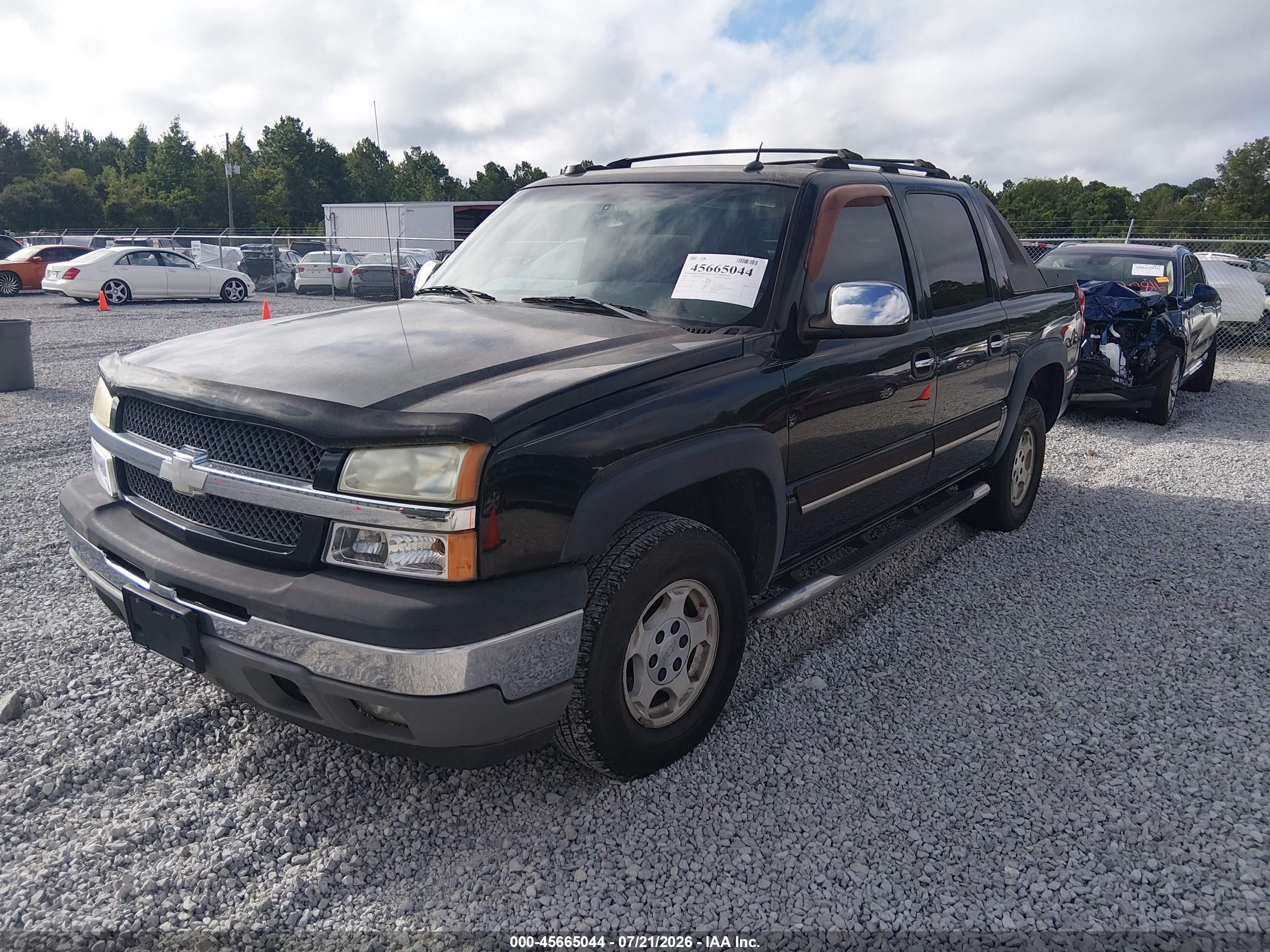 2005 Chevrolet Avalanche 1500 Ls Черный vin: 3GNEC12Z55G215091