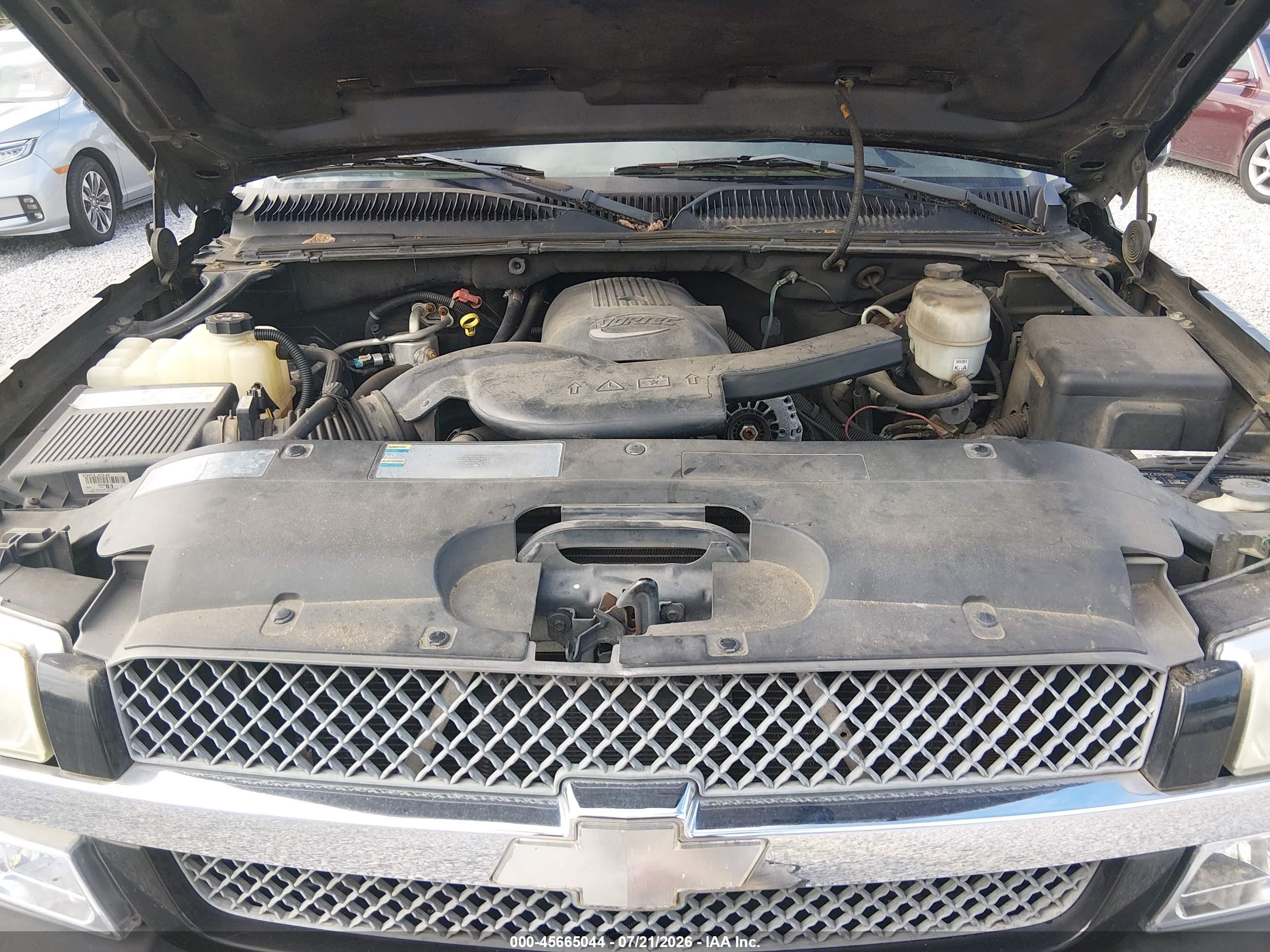 2005 Chevrolet Avalanche 1500 Ls Черный vin: 3GNEC12Z55G215091
