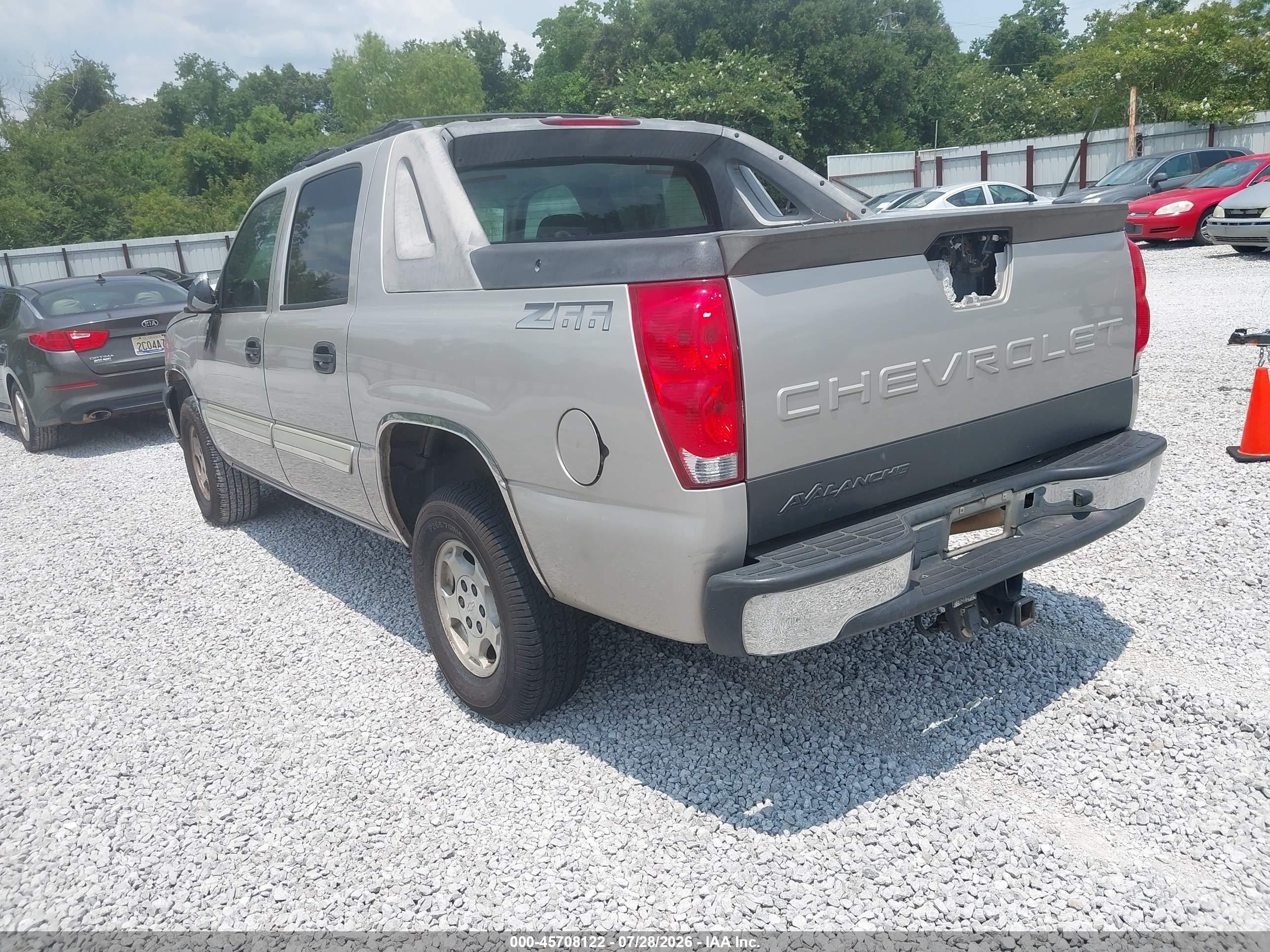 2005 Chevrolet Avalanche 1500 Ls Tan vin: 3GNEC12Z55G280071