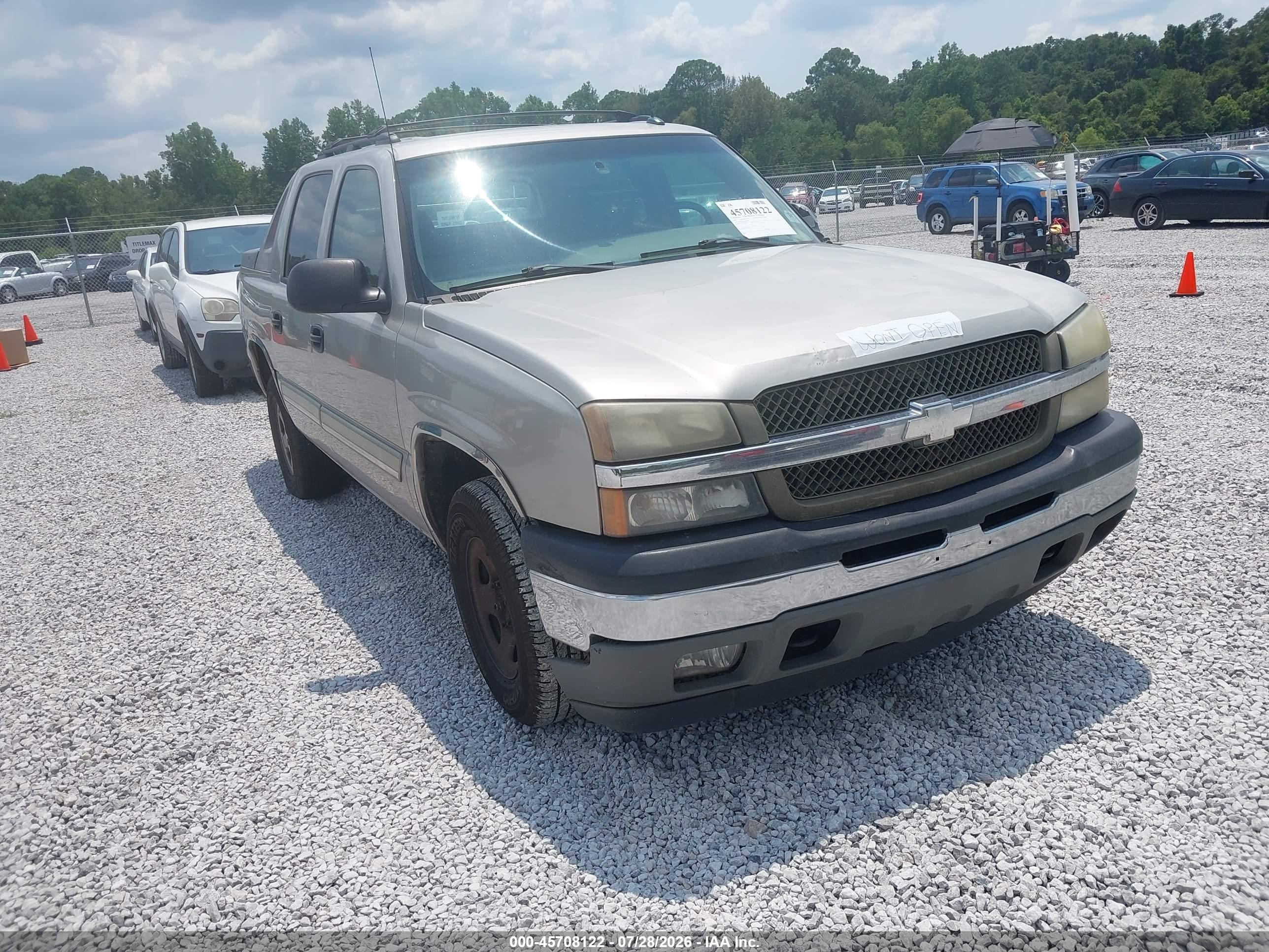 2005 Chevrolet Avalanche 1500 Ls Tan vin: 3GNEC12Z55G280071