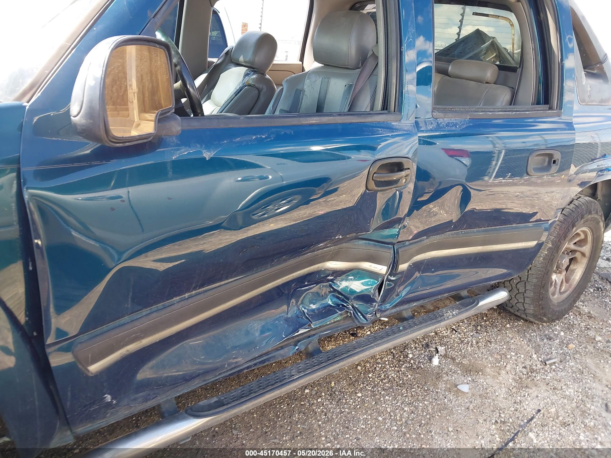 2006 Chevrolet Avalanche 1500 Z66 Blue vin: 3GNEC12Z56G129443