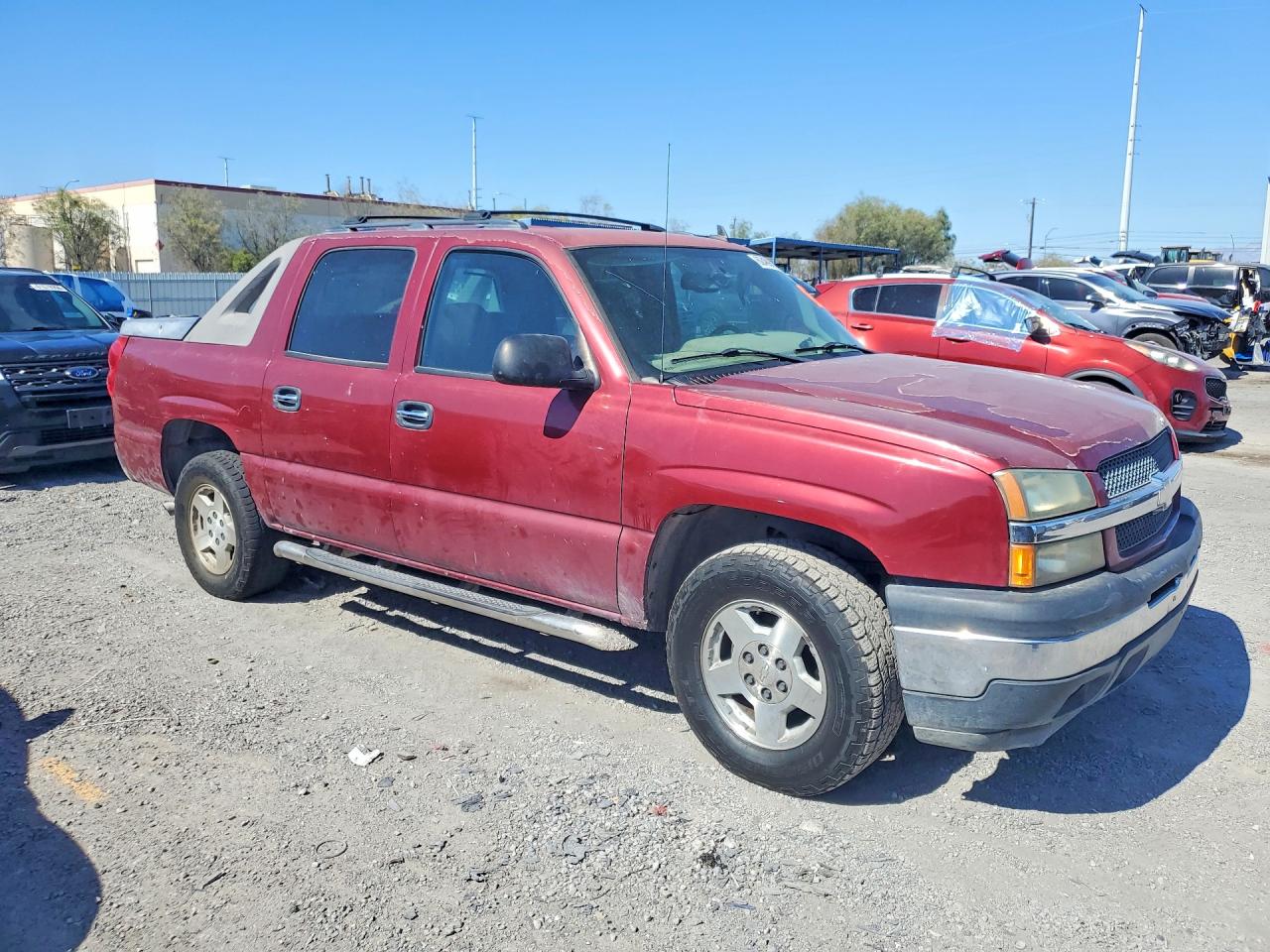 2006 Chevrolet Avalanche C1500 Red vin: 3GNEC12Z56G129734