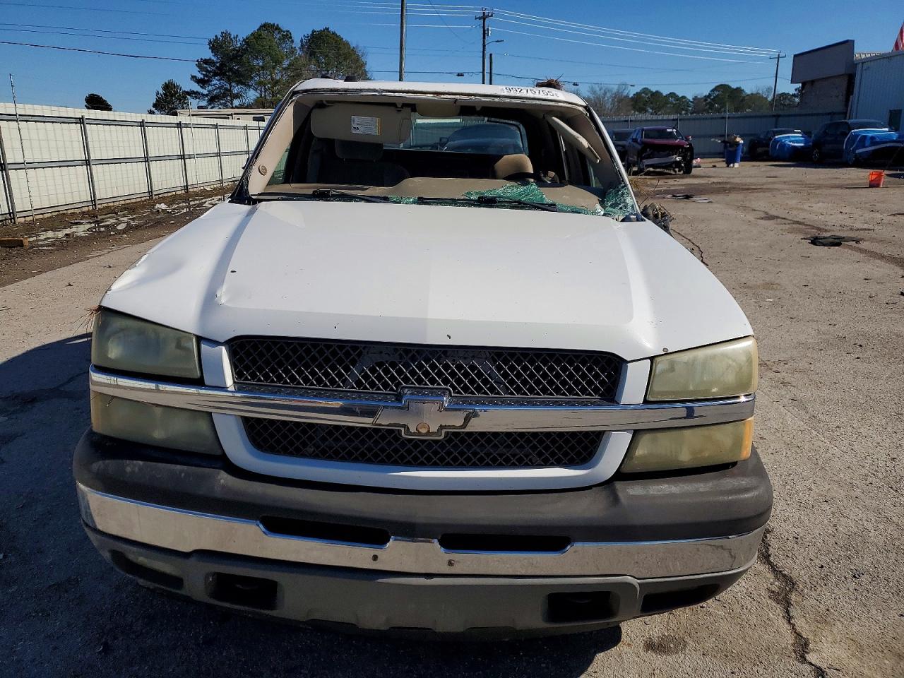 2005 Chevrolet Avalanche C1500 White vin: 3GNEC12Z65G123519