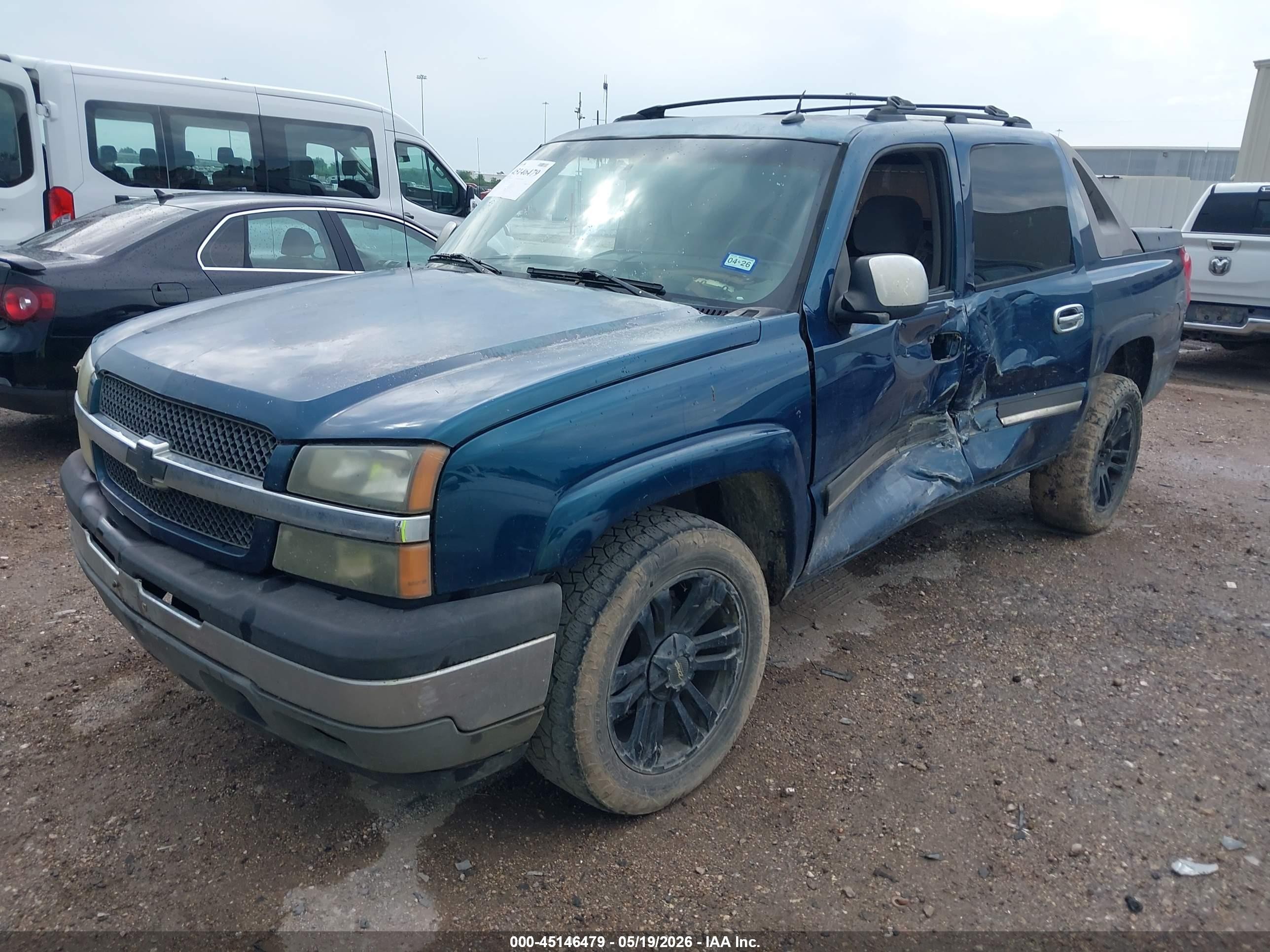2005 Chevrolet Avalanche 1500 Ls Blue vin: 3GNEC12Z65G167942