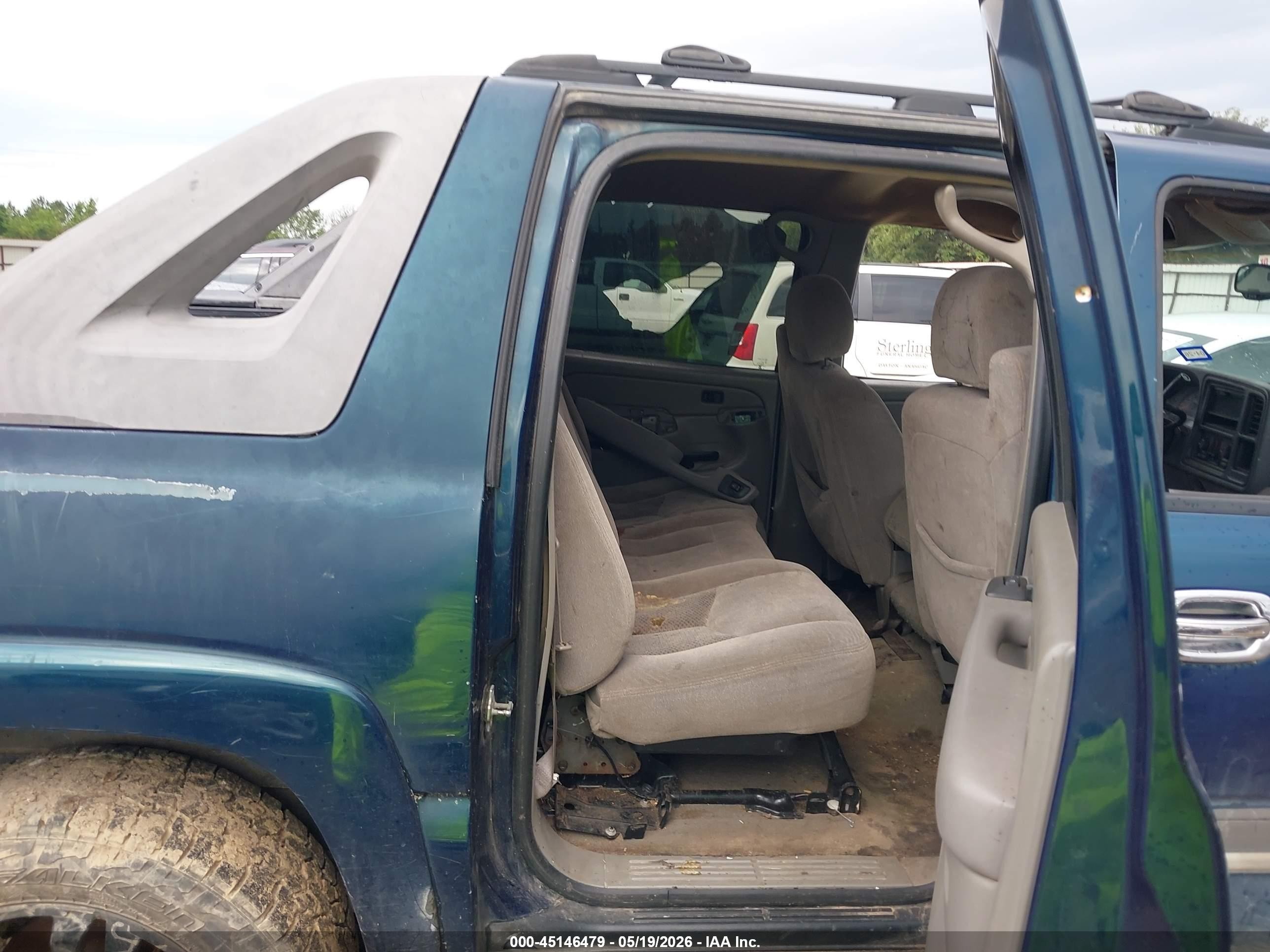 2005 Chevrolet Avalanche 1500 Ls Blue vin: 3GNEC12Z65G167942