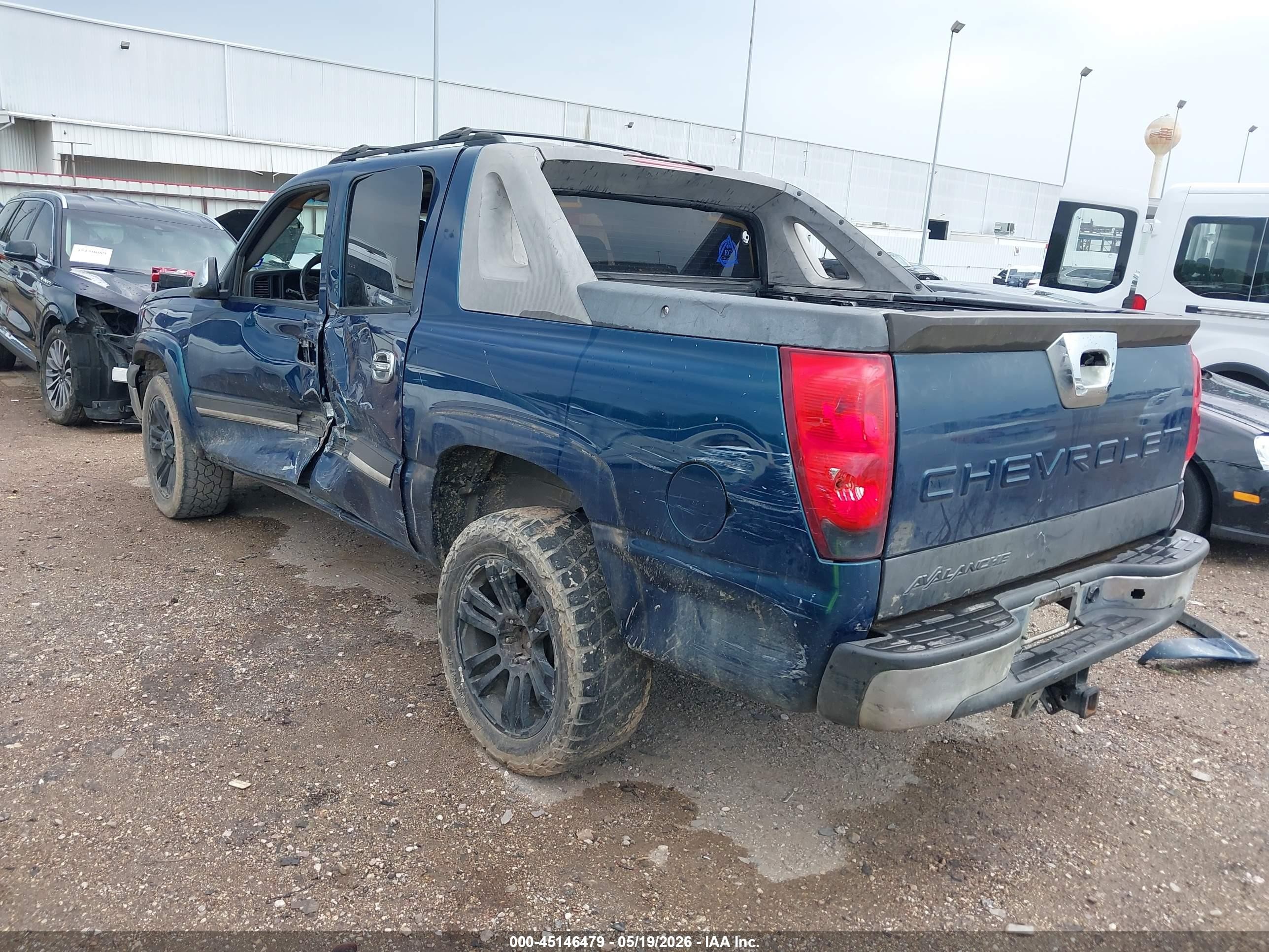 2005 Chevrolet Avalanche 1500 Ls Blue vin: 3GNEC12Z65G167942