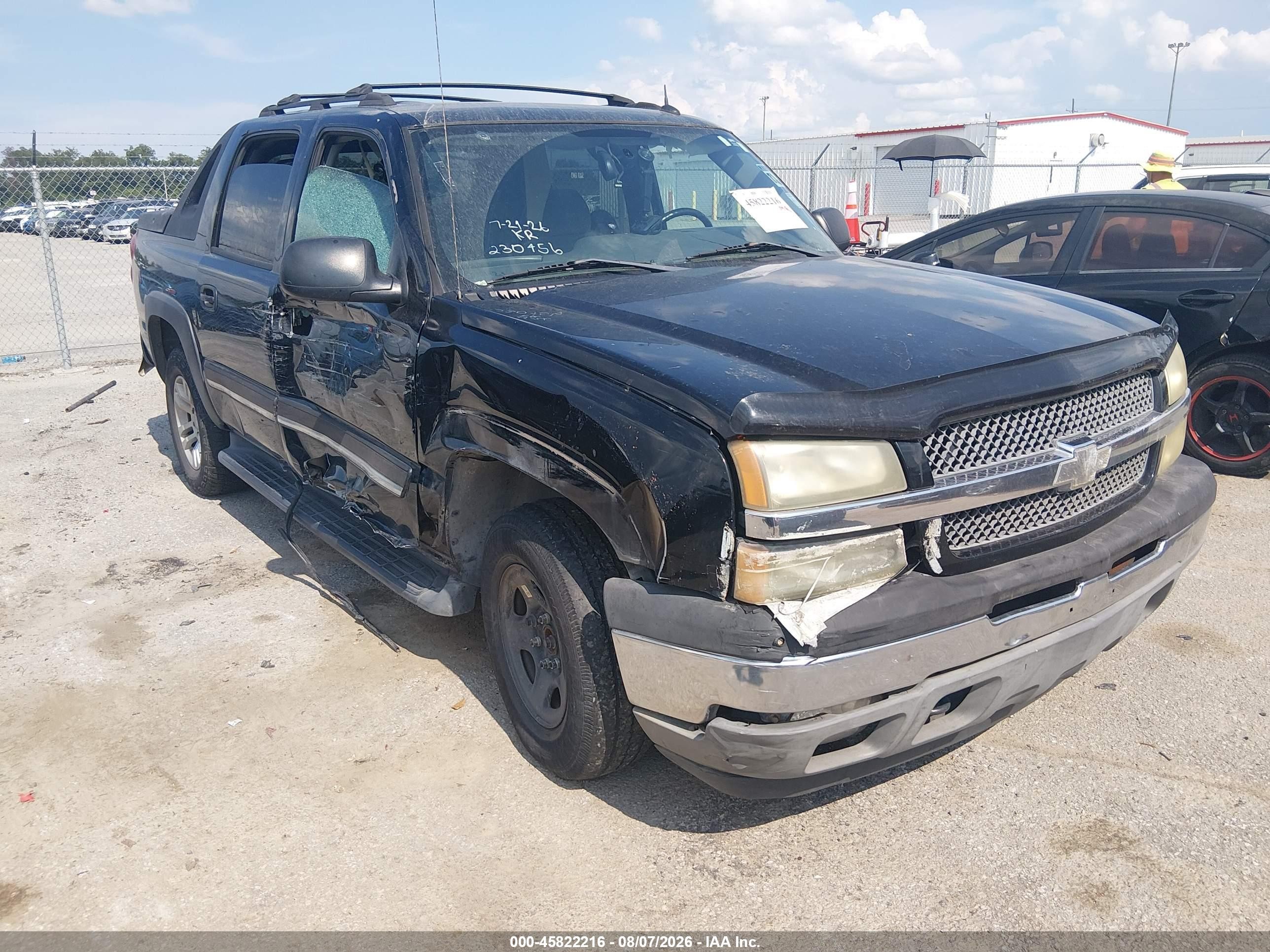 2005 Chevrolet Avalanche 1500 Z66 Черный vin: 3GNEC12Z65G230456