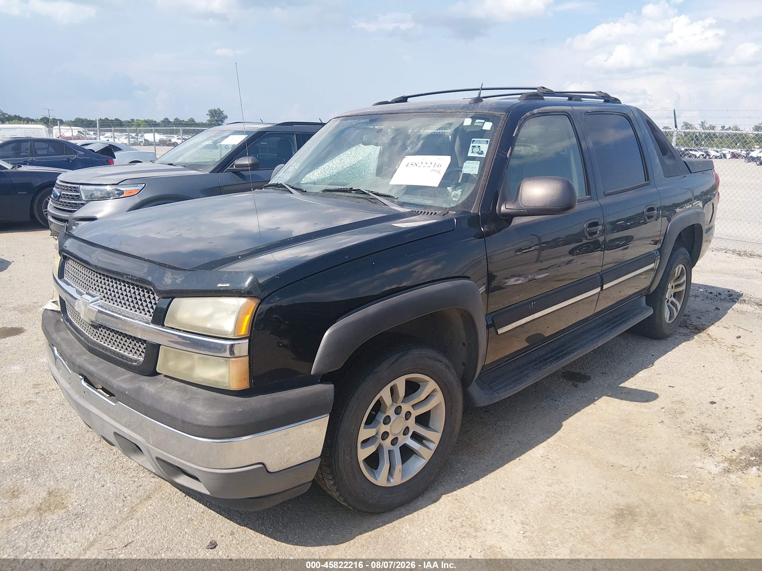 2005 Chevrolet Avalanche 1500 Z66 Черный vin: 3GNEC12Z65G230456