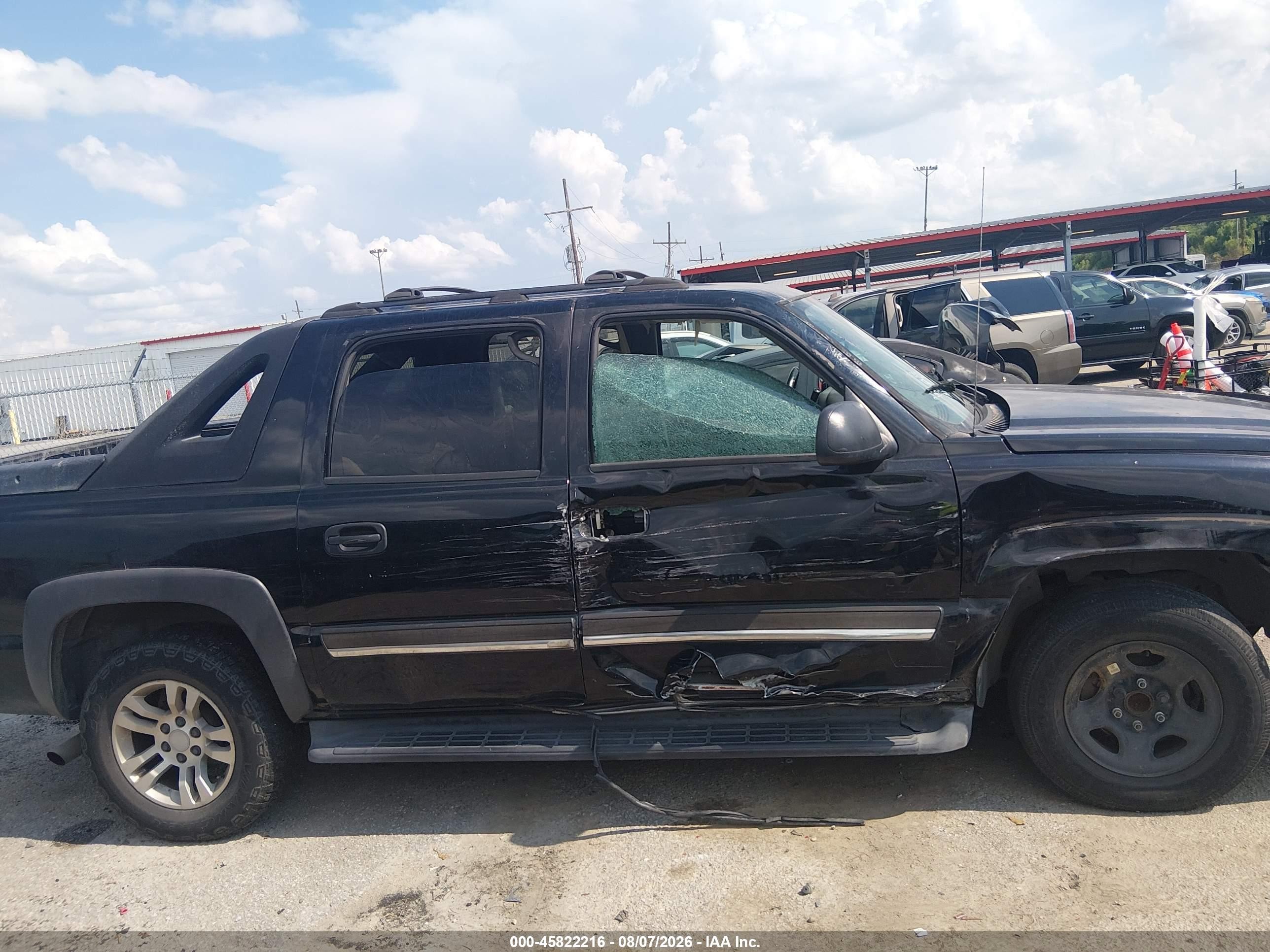 2005 Chevrolet Avalanche 1500 Z66 Черный vin: 3GNEC12Z65G230456