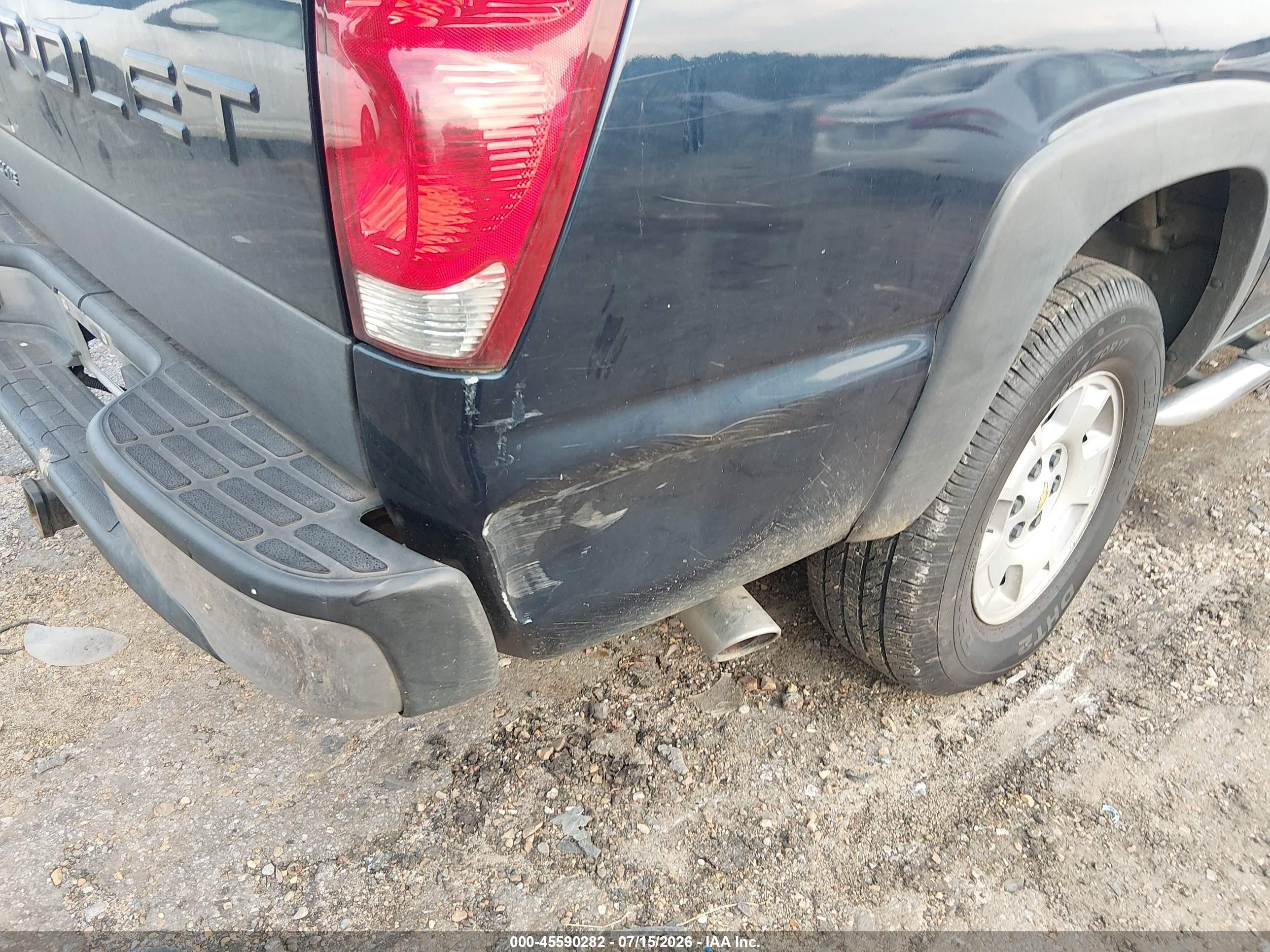 2005 Chevrolet Avalanche 1500 Z66 Blue vin: 3GNEC12Z75G170719