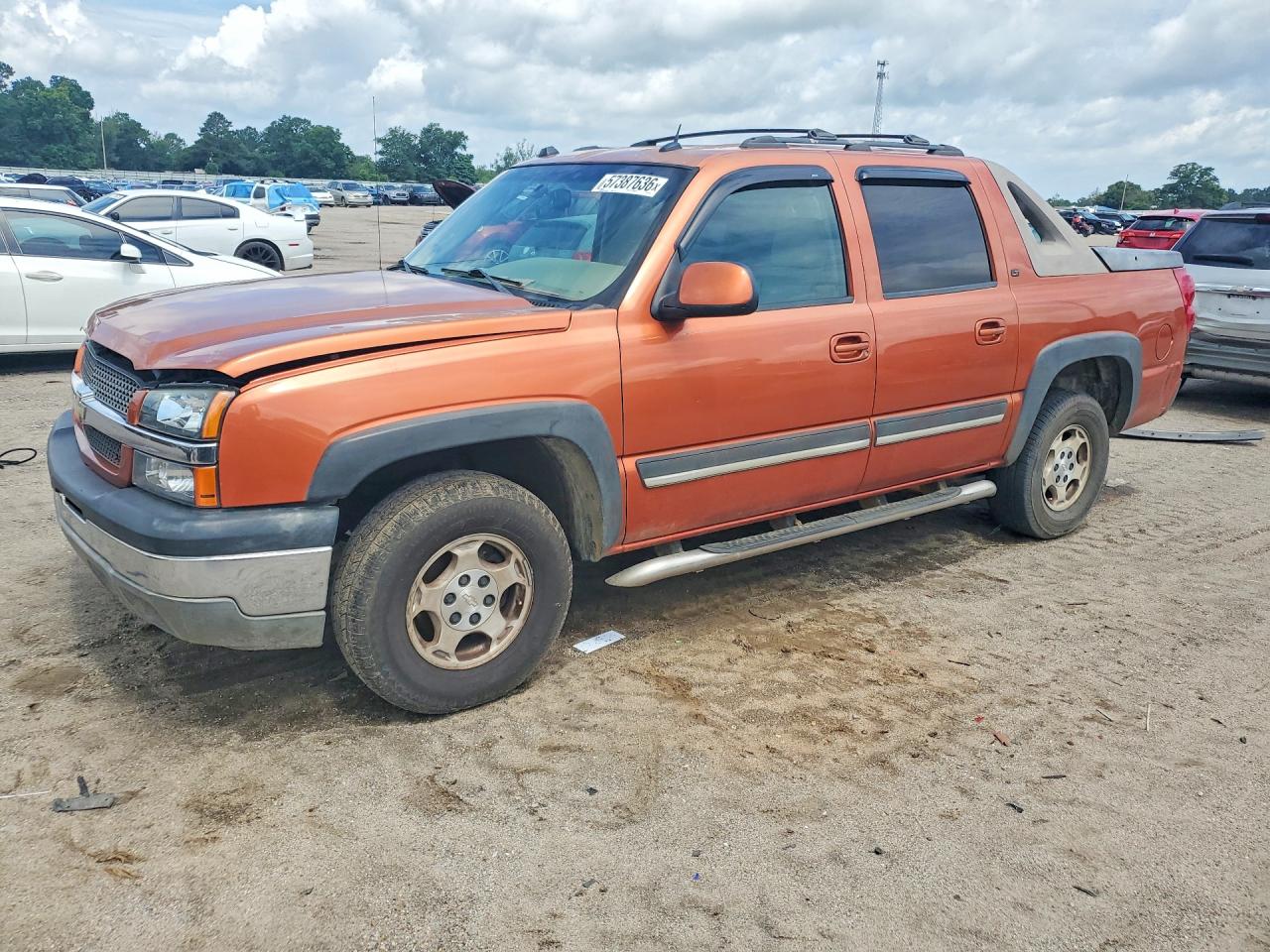 2005 Chevrolet Avalanche C1500 Orange vin: 3GNEC12Z75G227873