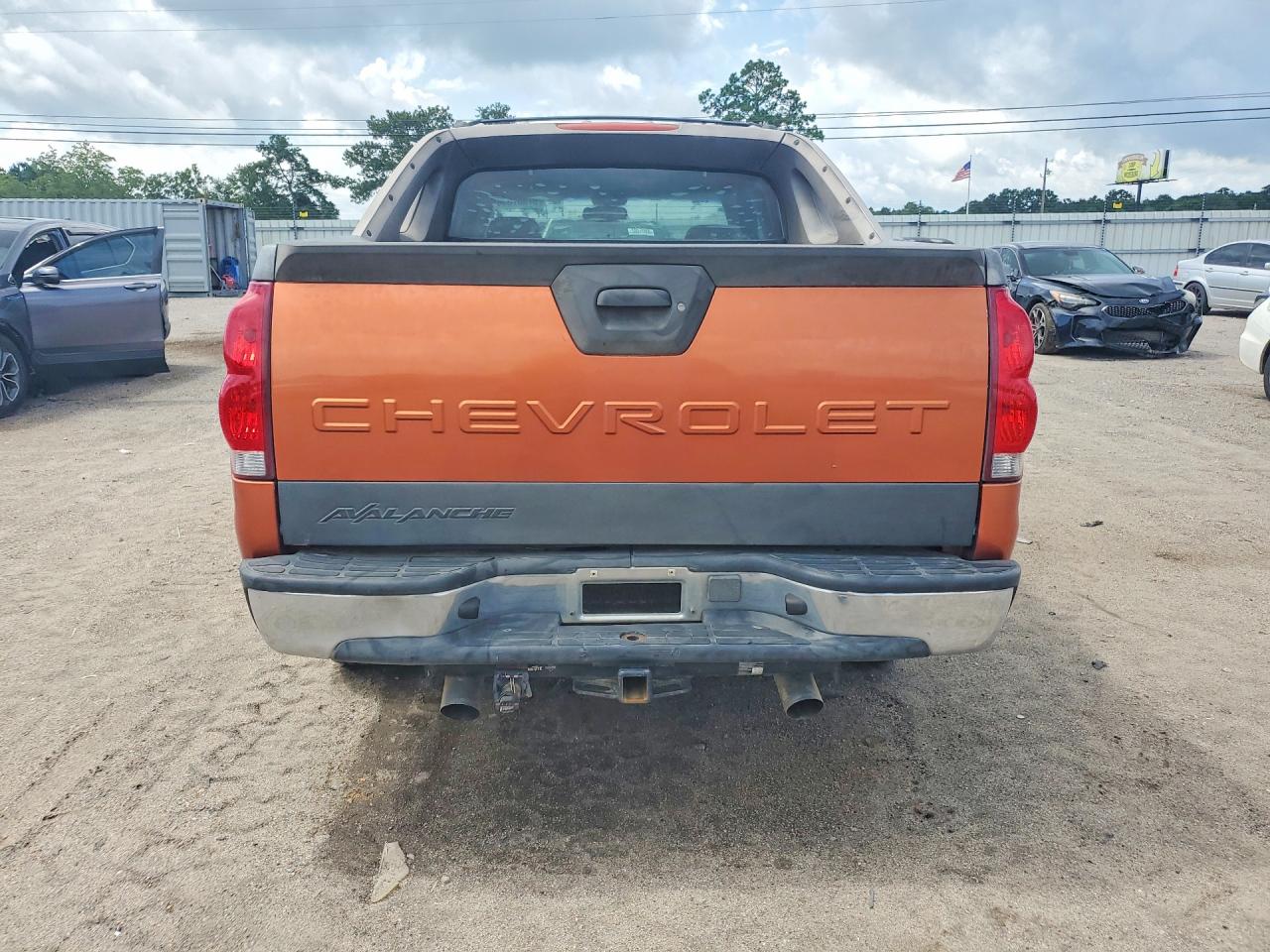 2005 Chevrolet Avalanche C1500 Orange vin: 3GNEC12Z75G227873