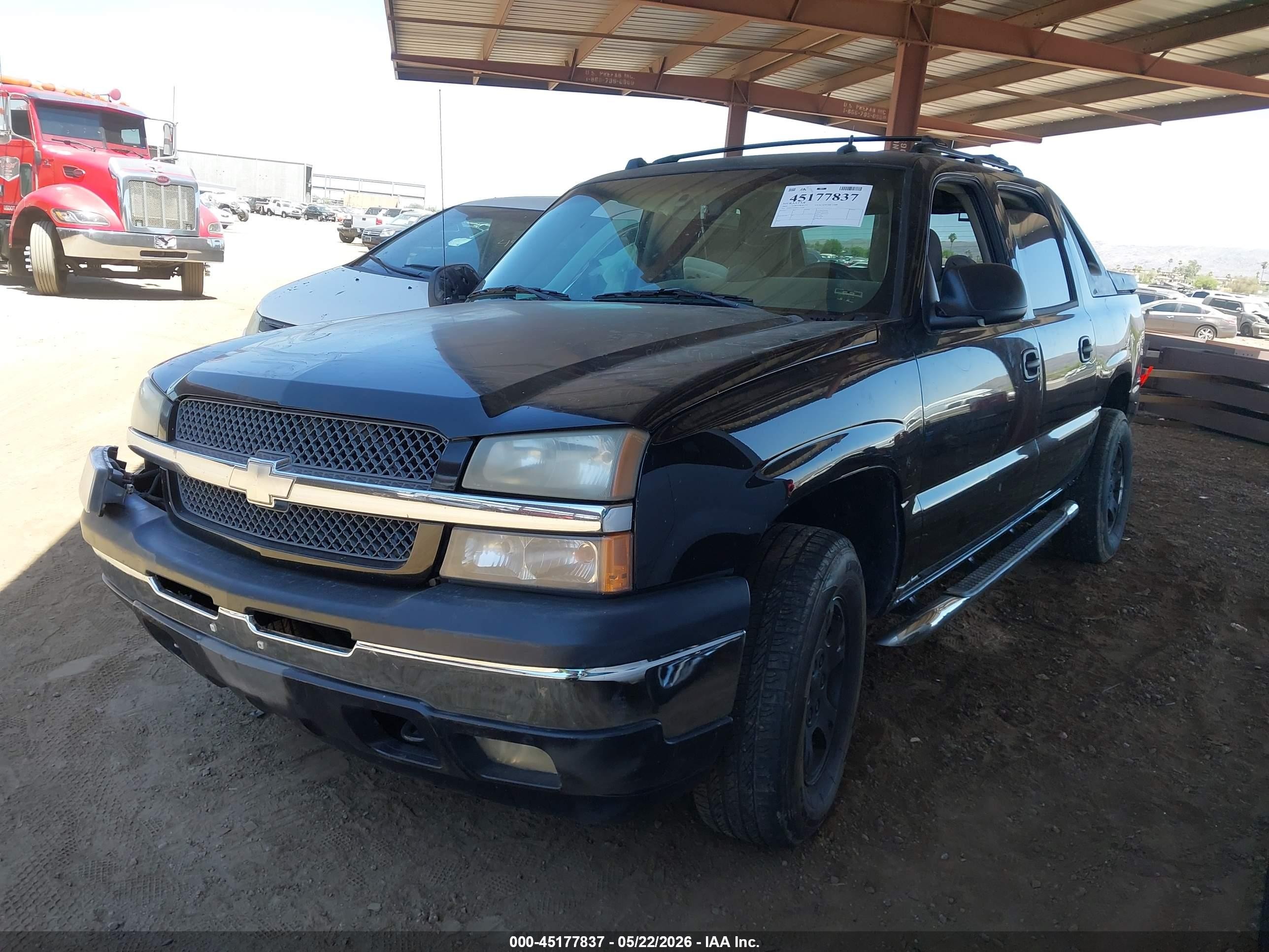 2005 Chevrolet Avalanche 1500 Z66 Black vin: 3GNEC12Z85G131489