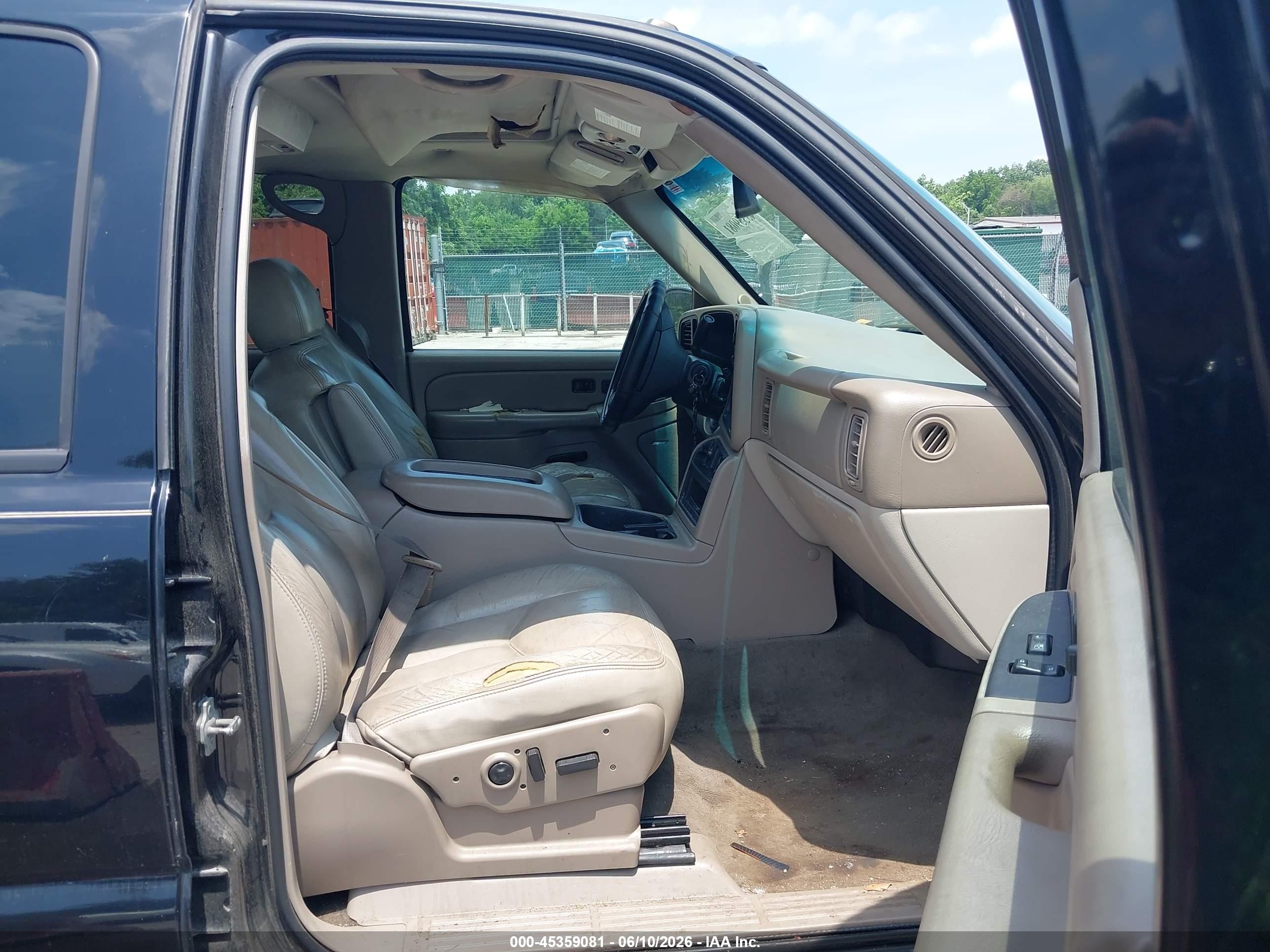 2005 Chevrolet Avalanche 1500 Lt Black vin: 3GNEC12Z85G237232