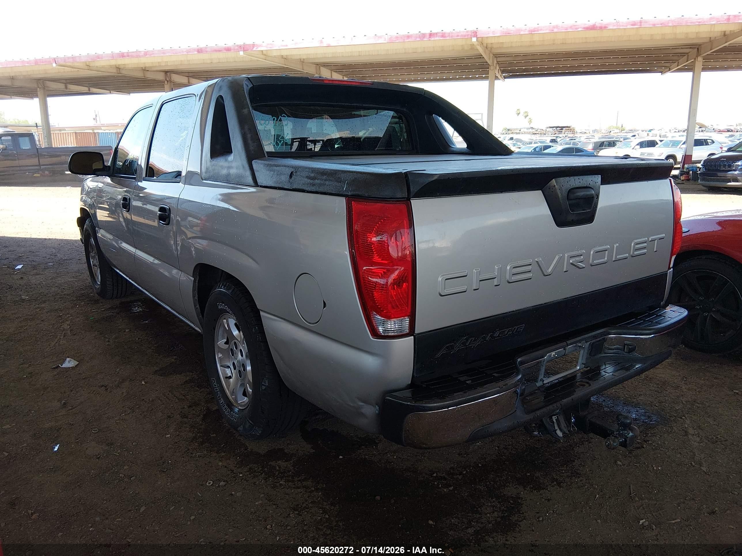 2005 Chevrolet Avalanche 1500 Z66 Gray vin: 3GNEC12Z95G100963