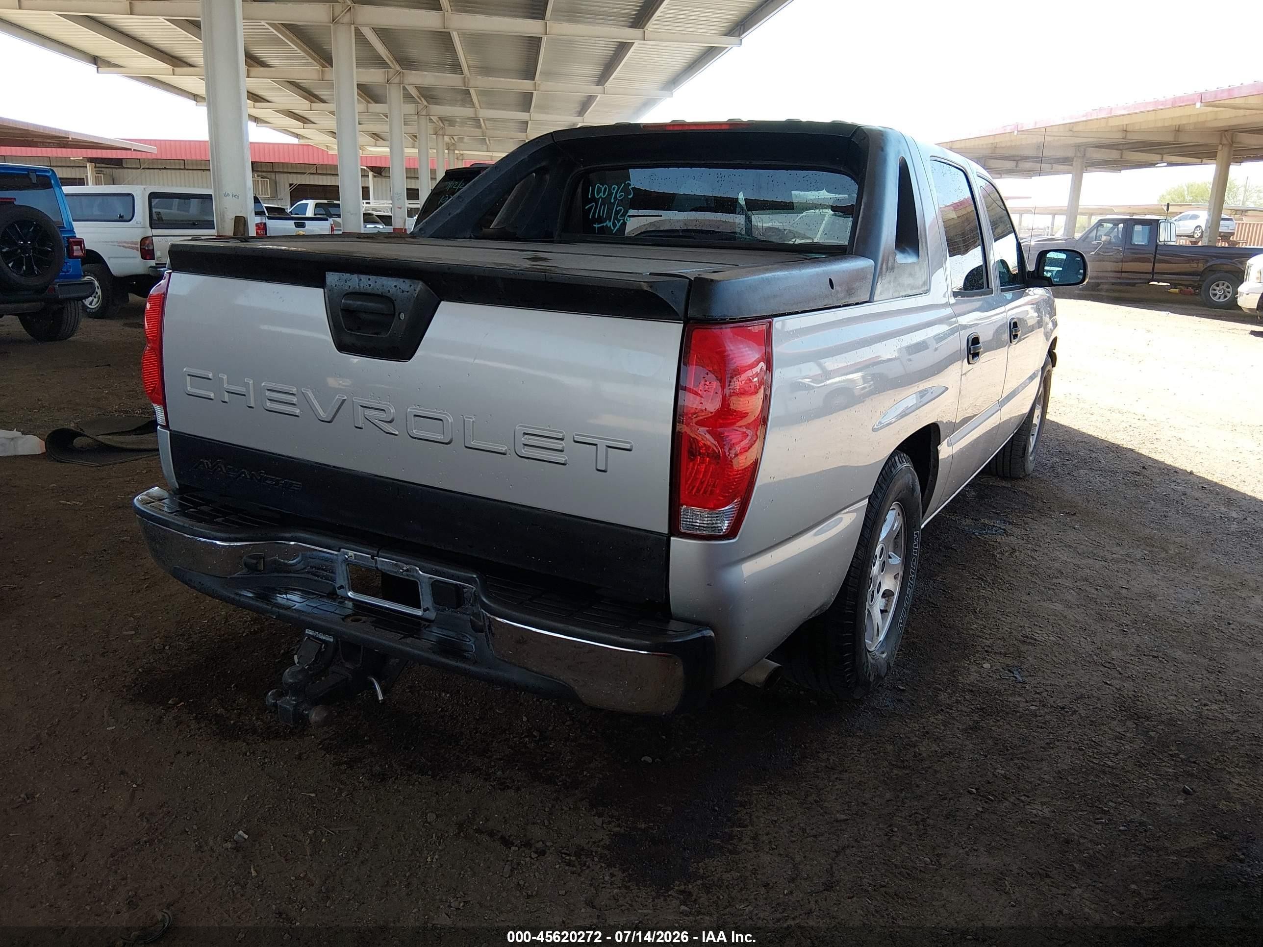 2005 Chevrolet Avalanche 1500 Z66 Gray vin: 3GNEC12Z95G100963